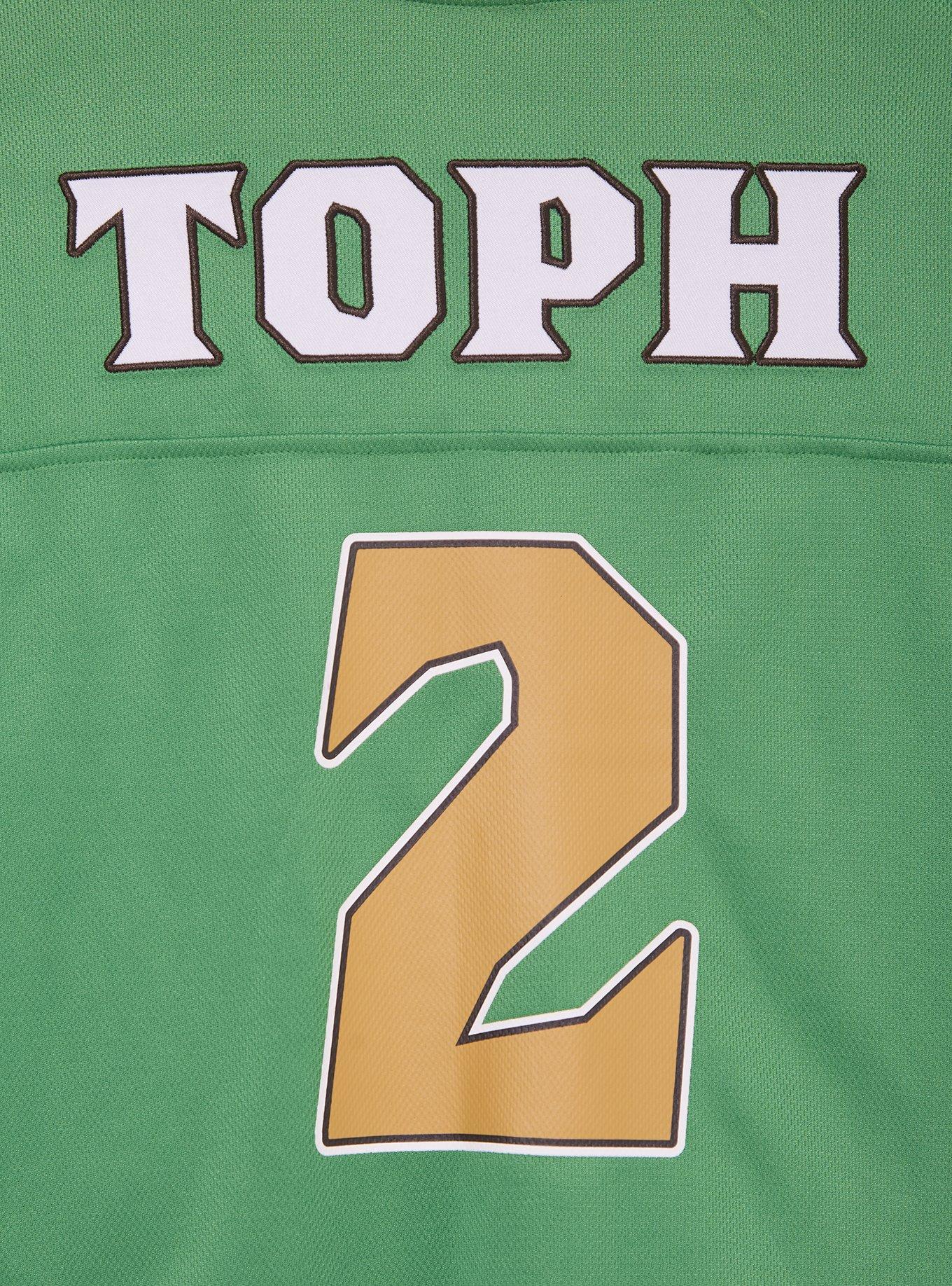 Avatar: The Last Airbender Toph Earth Kingdom Women's Cropped Football Jersey - BoxLunch Exclusive, , alternate - view 4