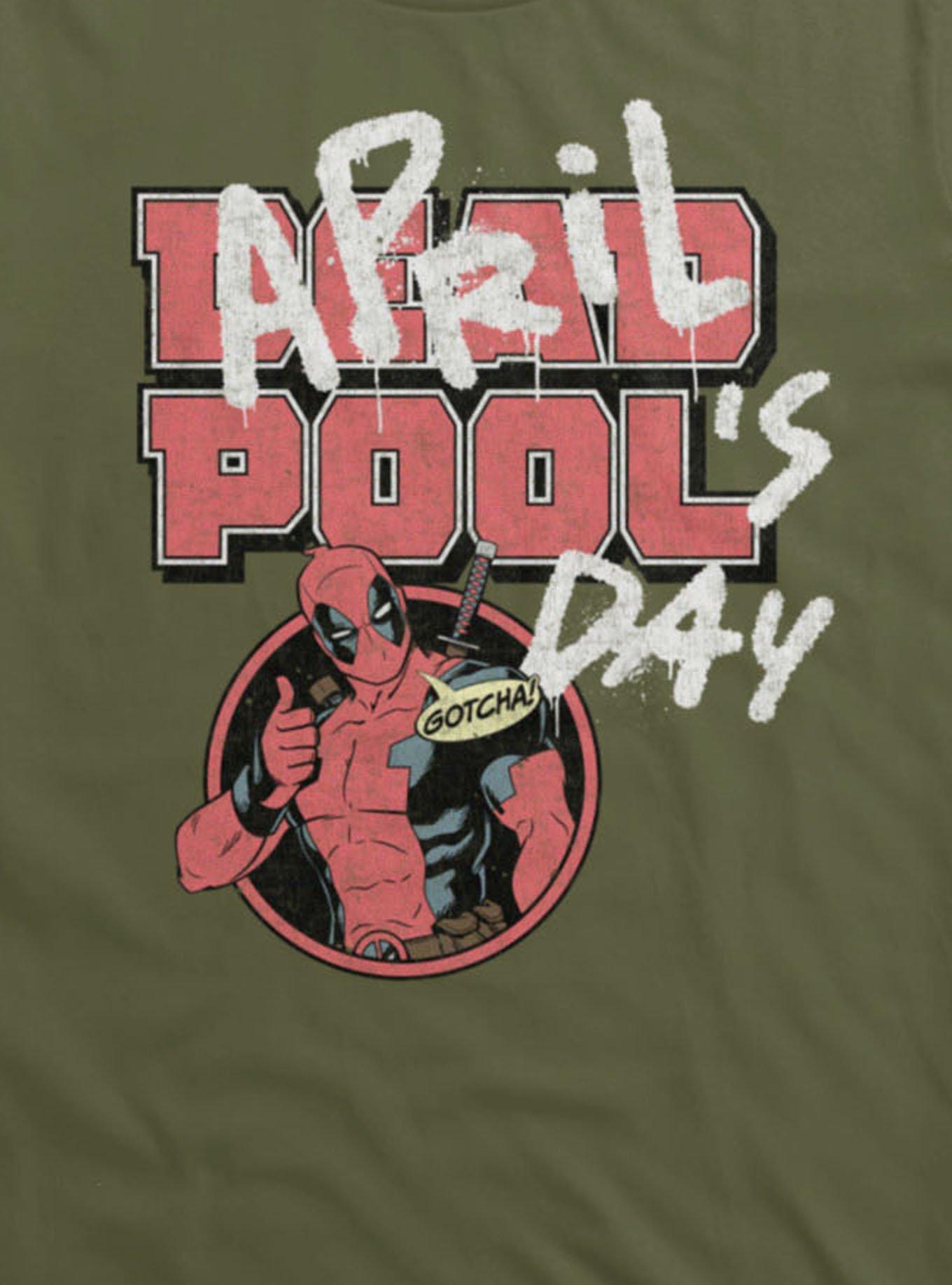 Marvel Deadpool April Pool's Day Gotcha T-Shirt, , hi-res