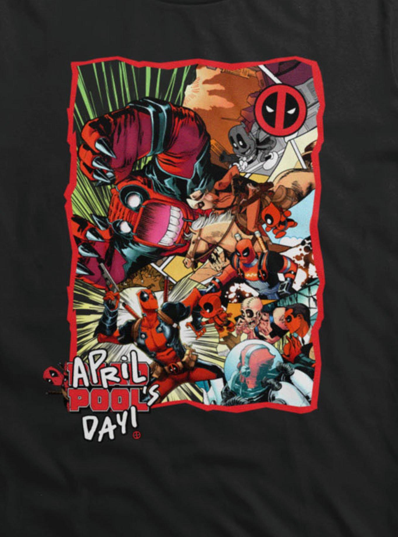 Marvel Deadpool April Pool's Day Invasion Of The Deadpools T-Shirt, , hi-res