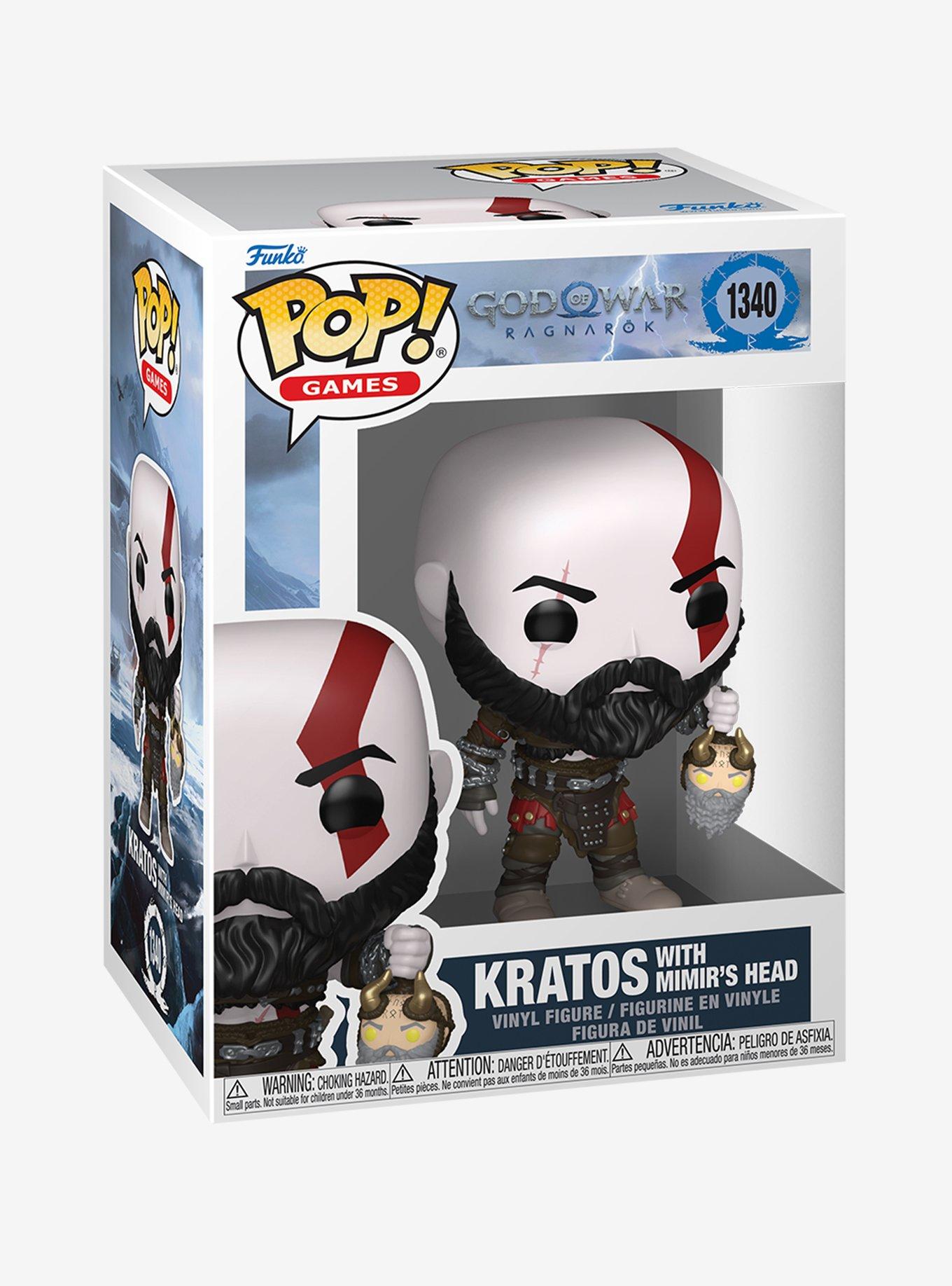 Funko God Of War Ragnar&ouml;k Pop! Games Kratos With Mimir&rsquo;s Head Vinyl Figure, , alternate - view 2