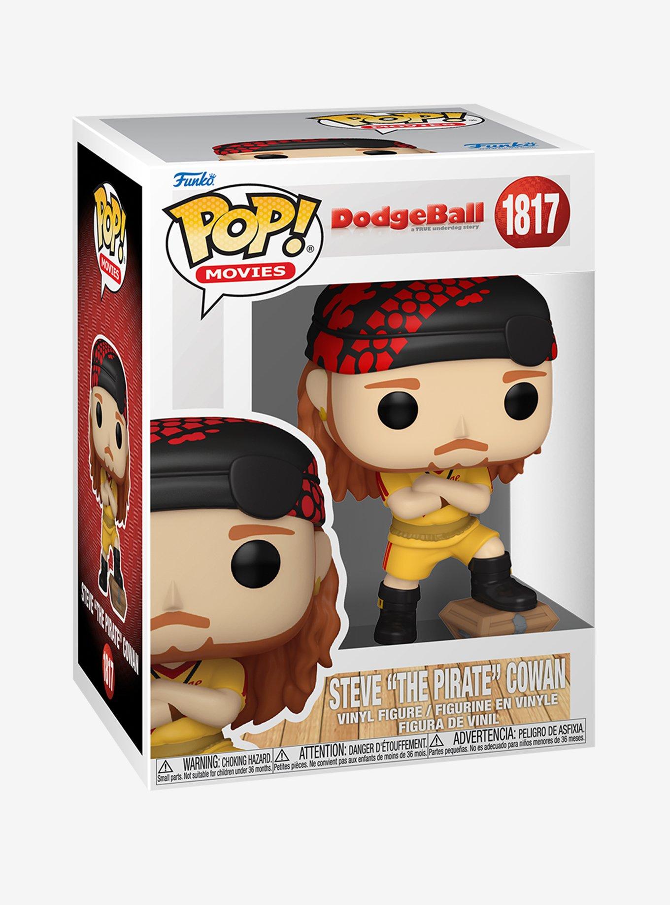 Funko Dodgeball Pop! Movies Steve "The Pirate" Cowan Vinyl Figure, , alternate - view 2
