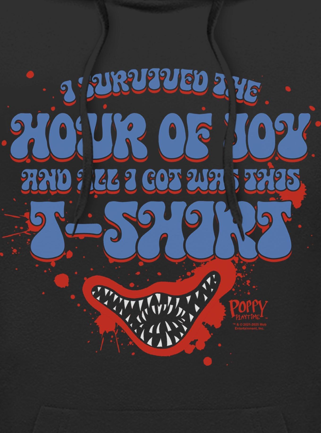 Poppy Playtime Survived The Hour Of Joy Hoodie, , hi-res