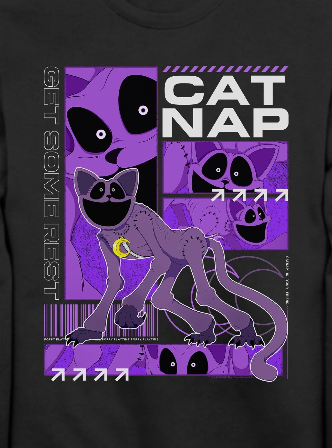Poppy Playtime Catnap Get Rest Sweatshirt, BLACK, alternate