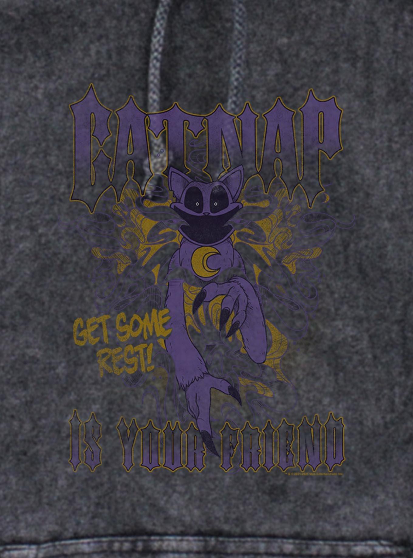 Poppy Playtime Catnap Is Your Friend Mineral Wash Hoodie, , hi-res