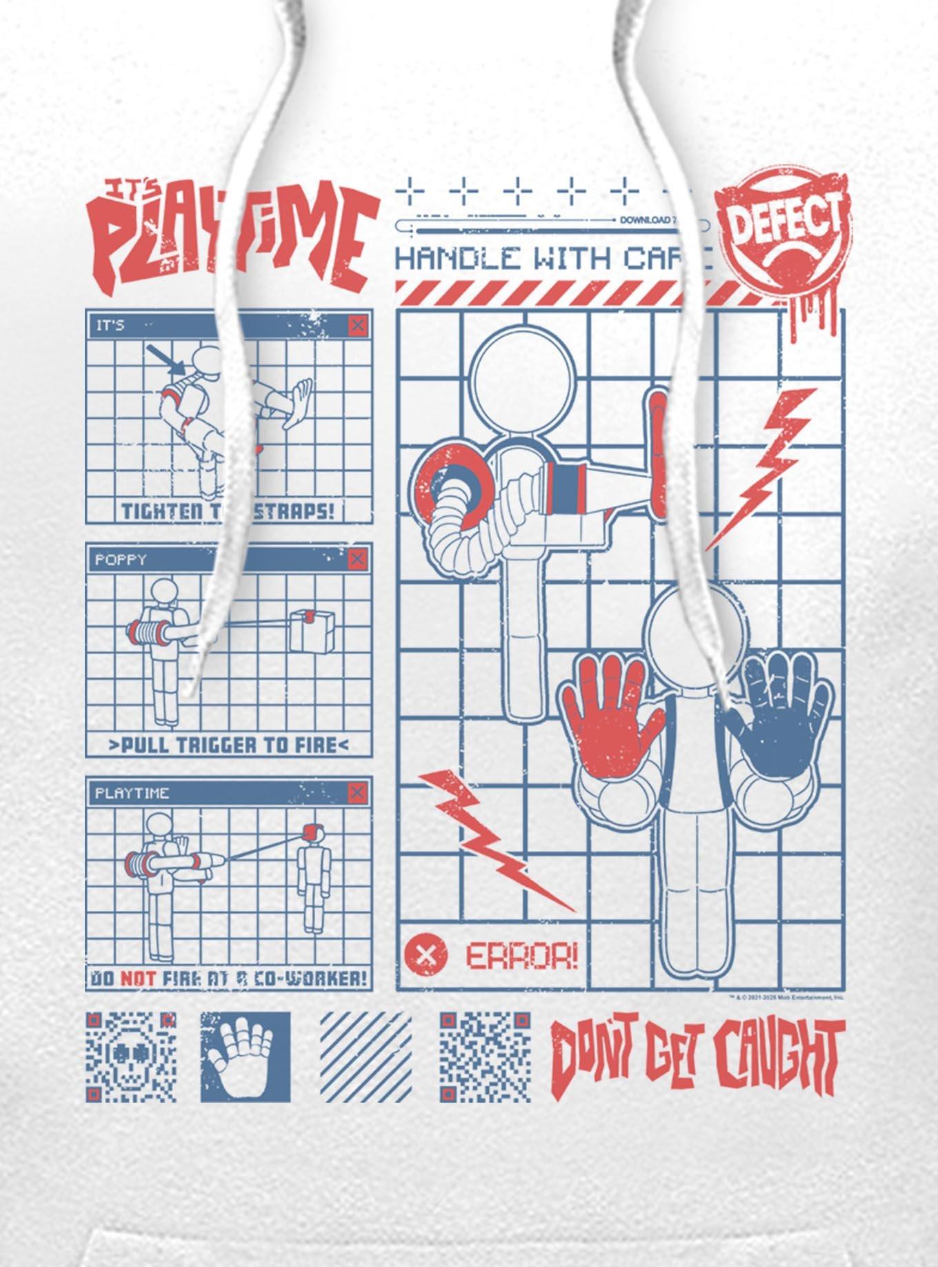 Poppy Playtime Player Scheme Hoodie, , hi-res