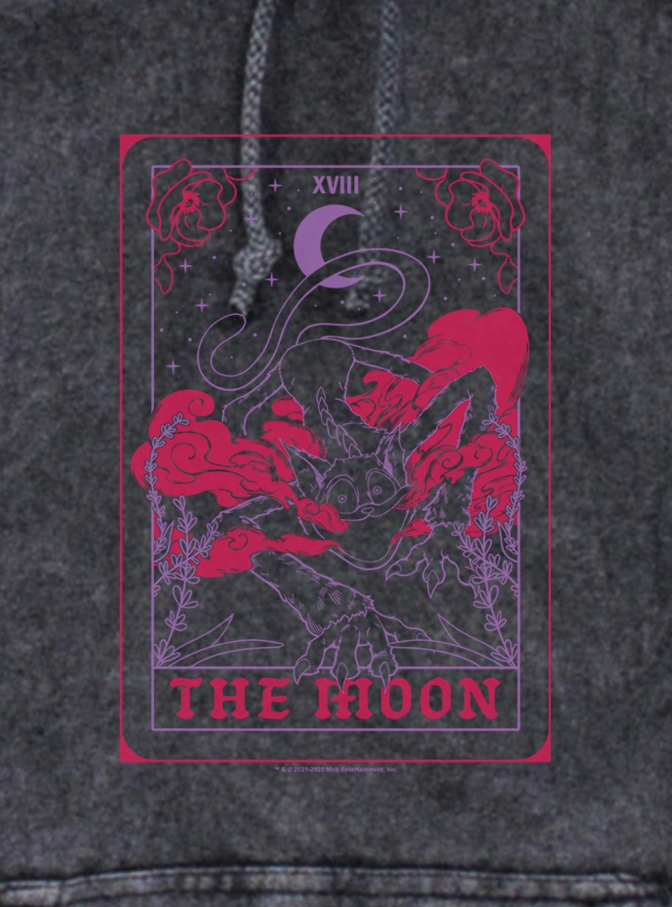 Poppy Playtime Catnap The Moon Tarot Mineral Wash Hoodie, , hi-res