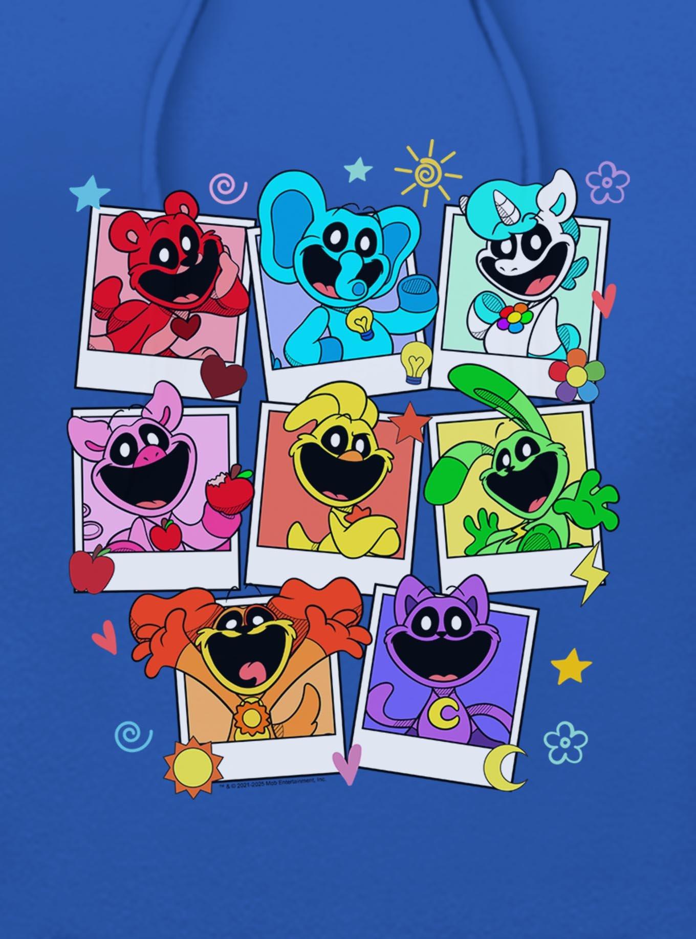 Poppy Playtime Polaroid Smiling Critters Hoodie, , hi-res