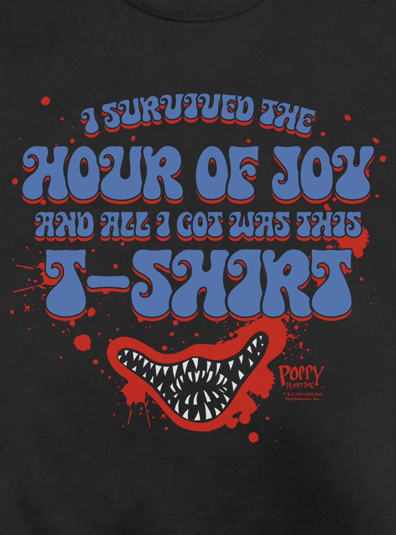 Poppy Playtime Survived The Hour Of Joy Girls Oversized Sweatshirt, , hi-res