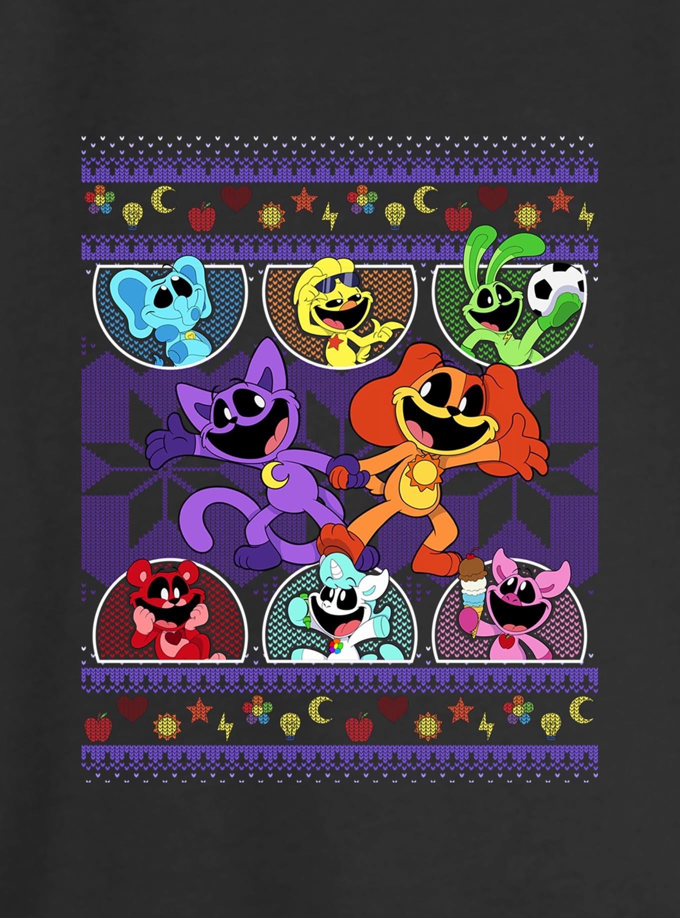 Poppy Playtime Ugly Critters Sweater Girls Oversized Sweatshirt, , hi-res