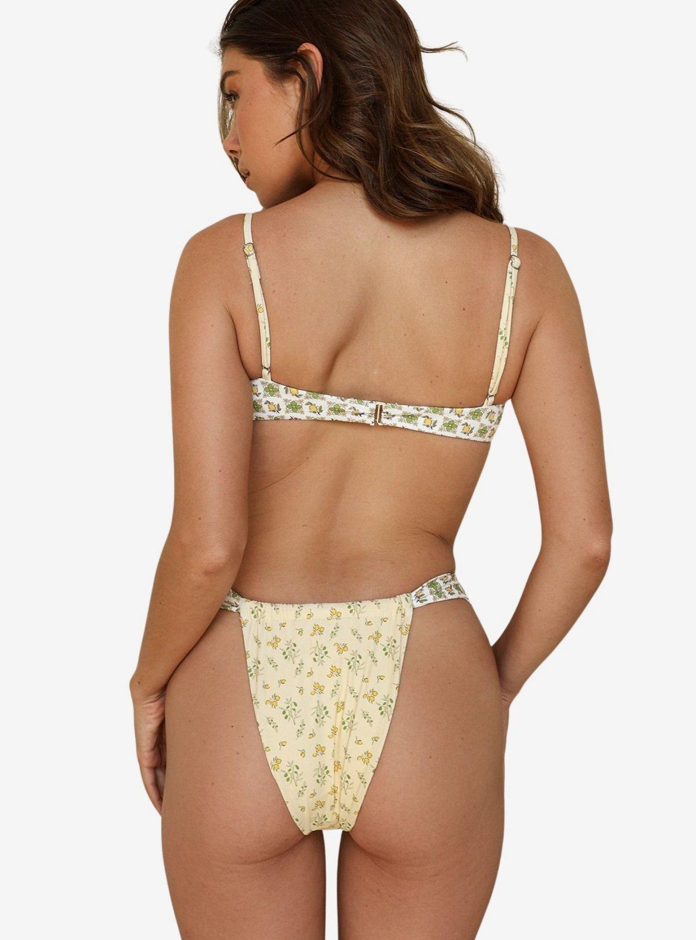 Dippin' Daisy's Crete Emma Underwire Bikini Top, BEACH YELLOW, alternate