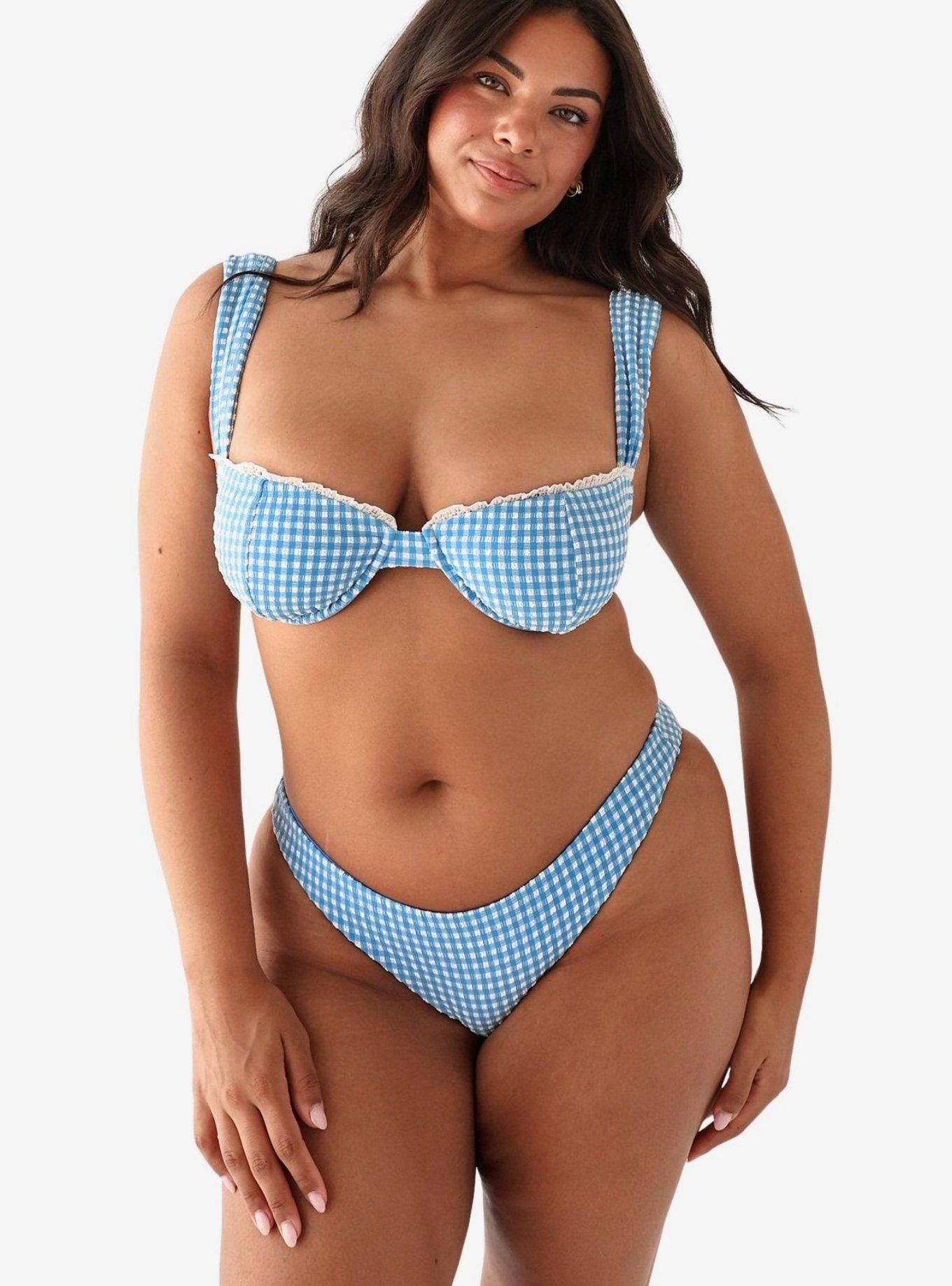 Dippin' Daisy's Lagoon Athena Underwire Bikini Top, BLUE, alternate