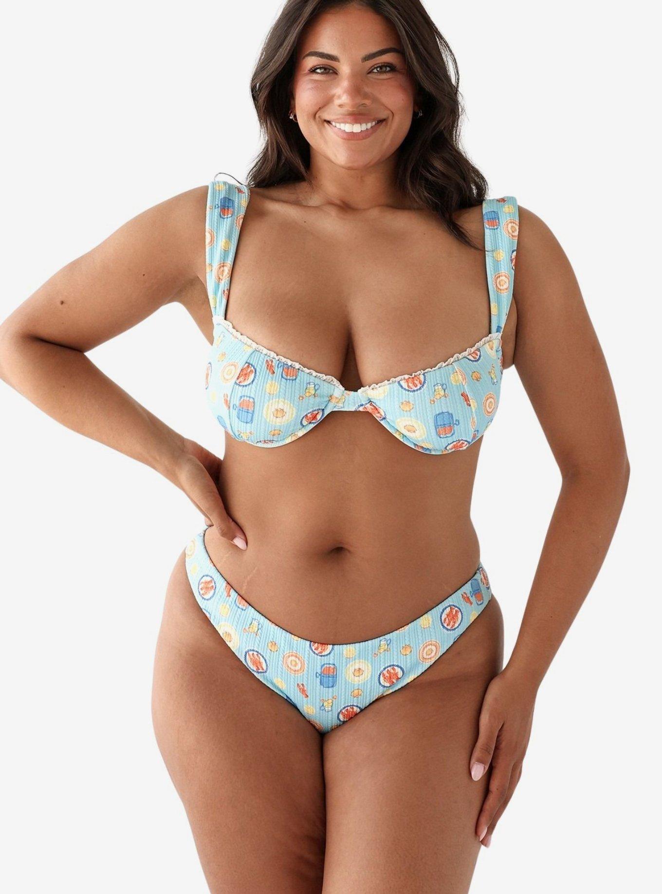 Dippin' Daisy's Paros Athena Underwire Bikini Top, BLUE, alternate