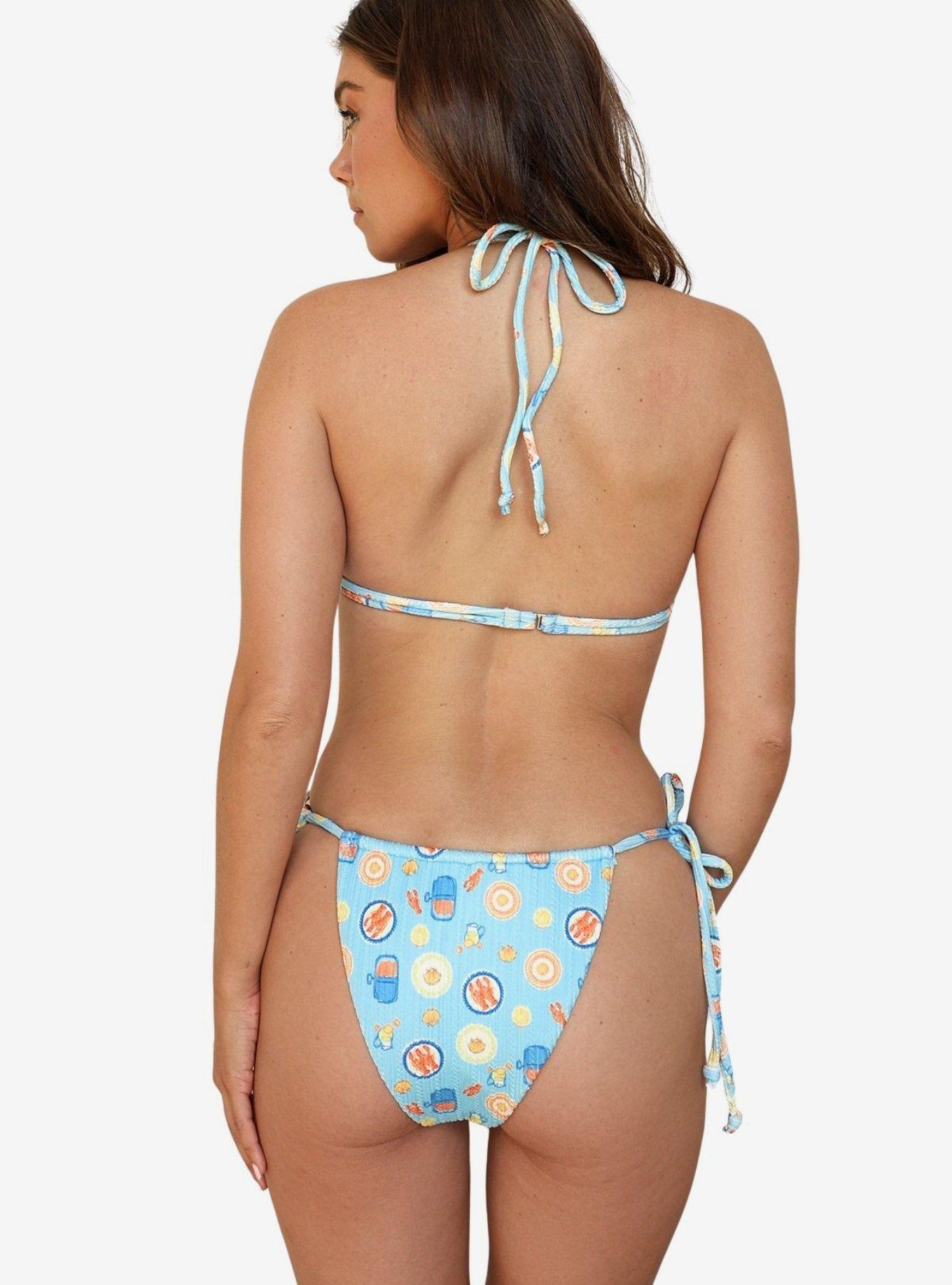 Dippin' Daisy's Paros Paris Cheeky Bikini Bottom, BLUE, alternate