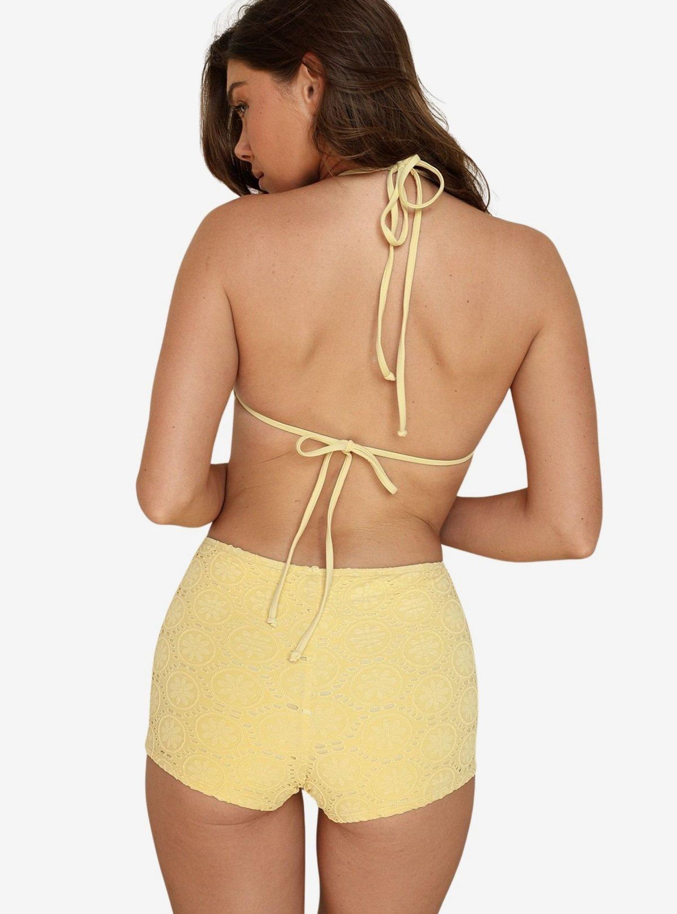 Dippin' Daisy's Lemon Luisa Shorts, BEACH YELLOW, alternate
