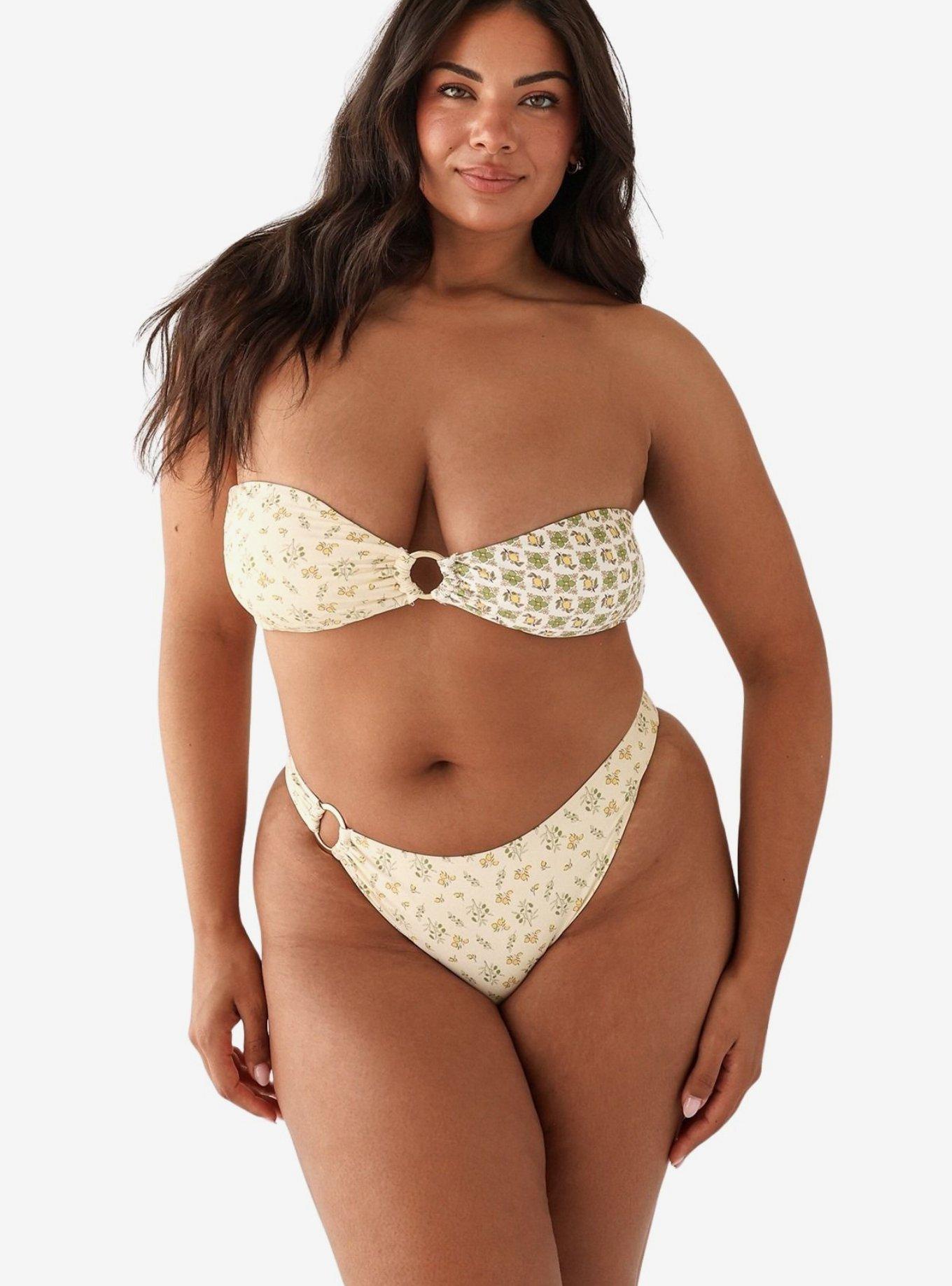 Dippin' Daisy's Crete Dive In Super Cheeky Bikini Bottom, BEACH YELLOW, alternate