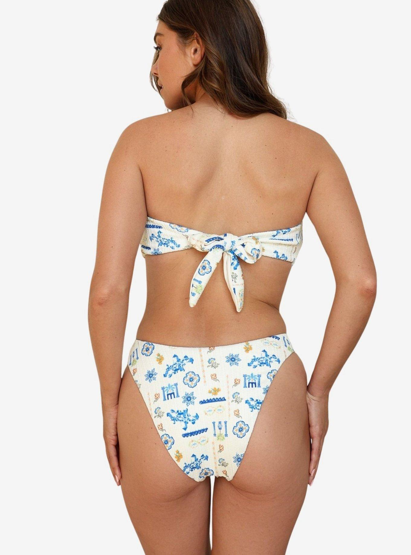 Dippin' Daisy's Santorini Dive In Super Cheeky Bikini Bottom, BRIGHT WHITE, alternate