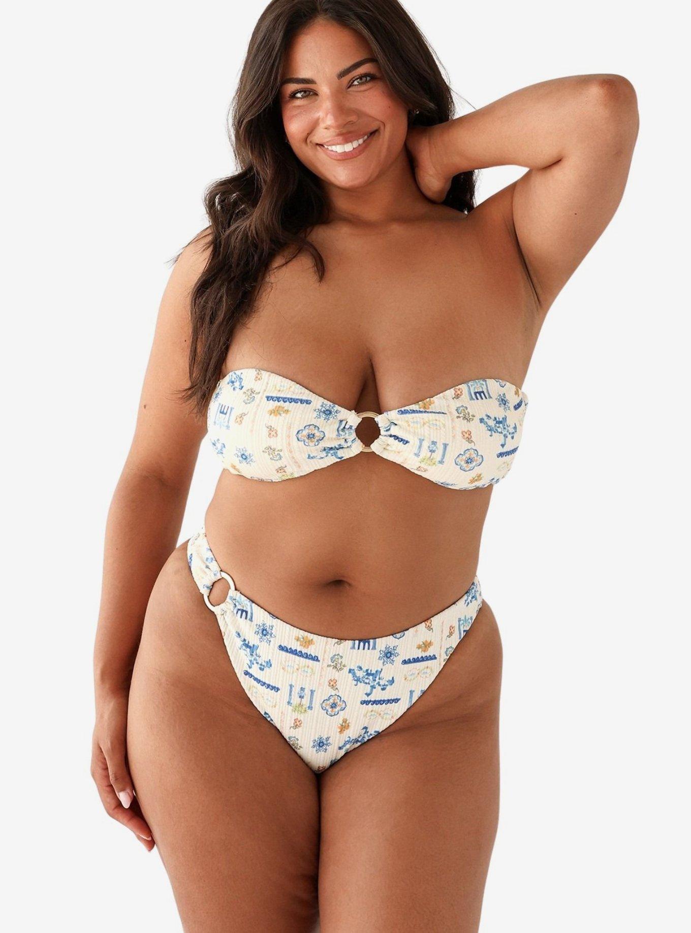 Dippin' Daisy's Santorini Dive In Super Cheeky Bikini Bottom, BRIGHT WHITE, alternate