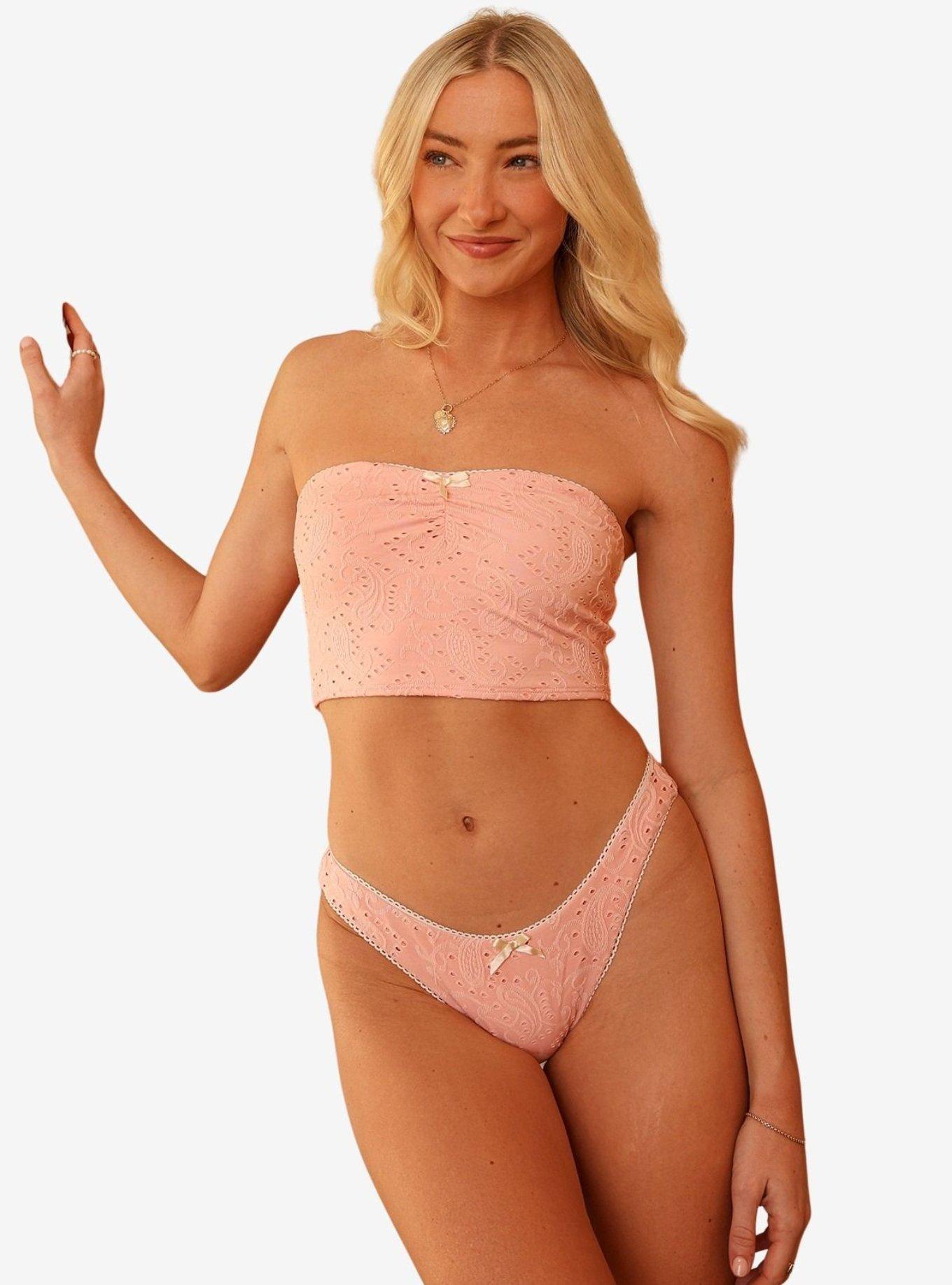Dippin' Daisy's Blossom Monet Super Cheeky Bottom, PINK, alternate