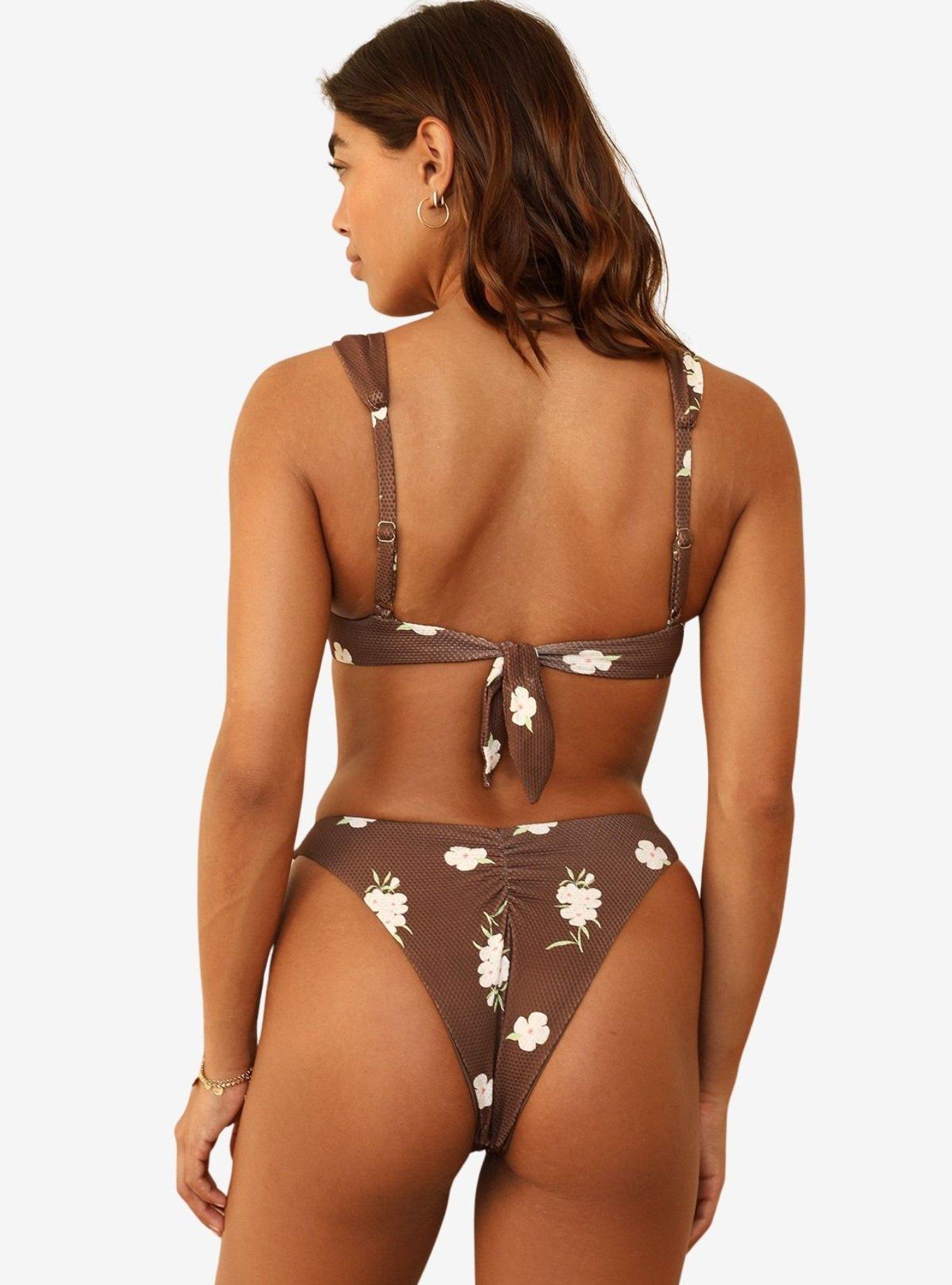 Dippin' Daisy's Enchanted Verona Underwire Bikini Top, BROWN, alternate