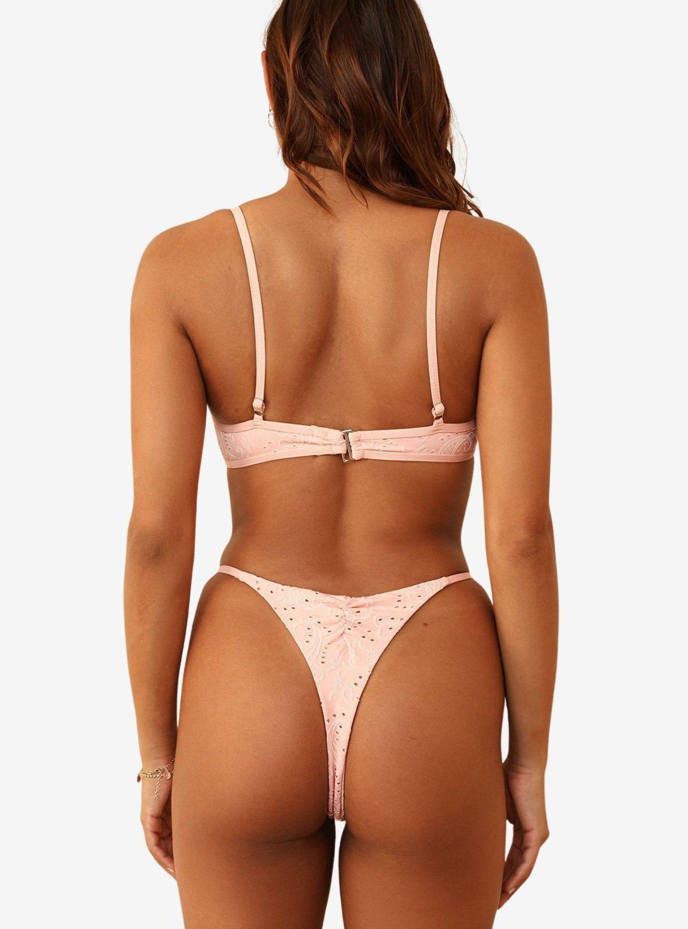 Dippin' Daisy's Blossom West Coast Underwire Bikini Top, PINK, alternate - view 3