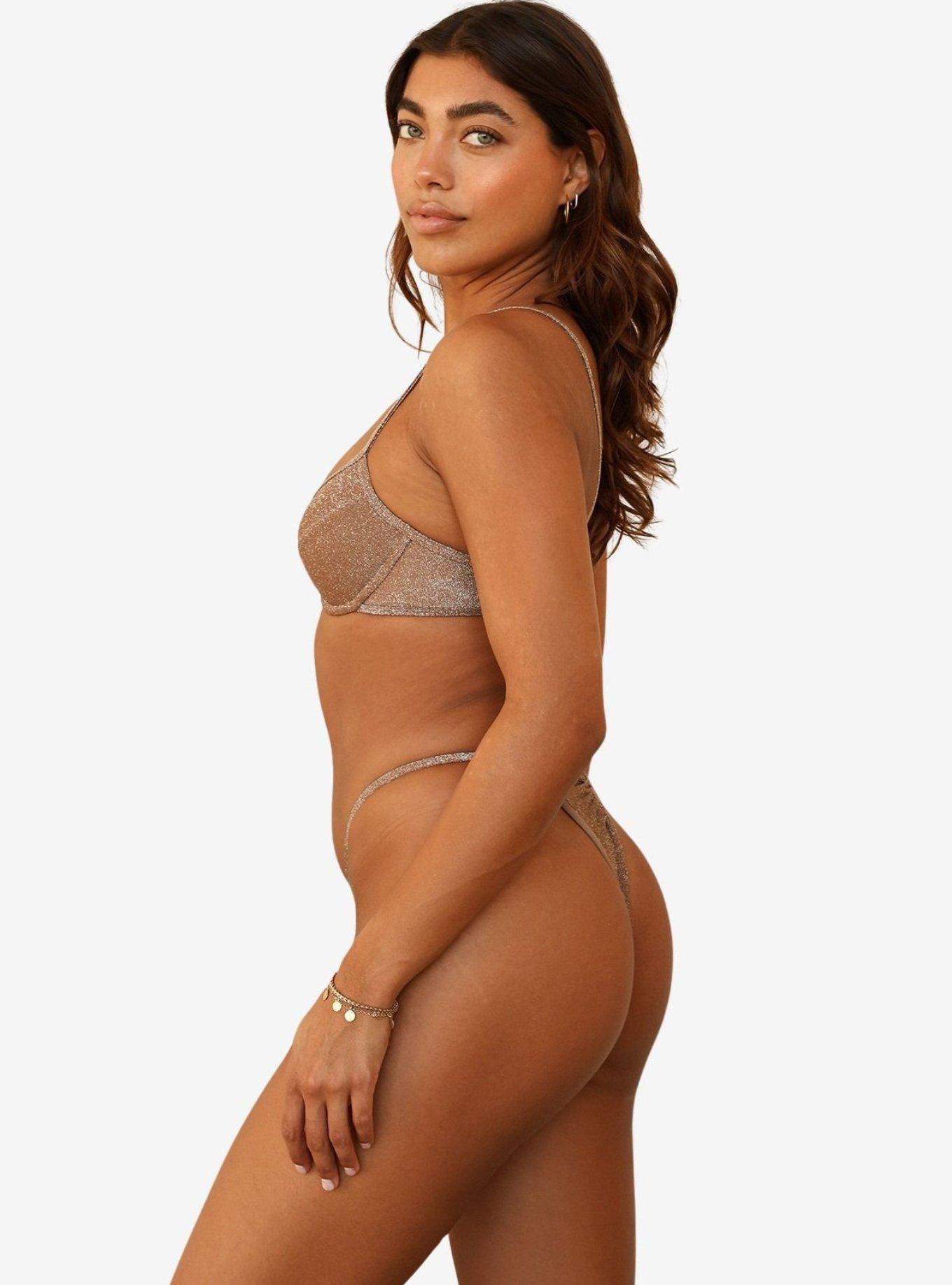 Dippin' Daisy's Cacao West Coast Underwire Bikini Top, , hi-res