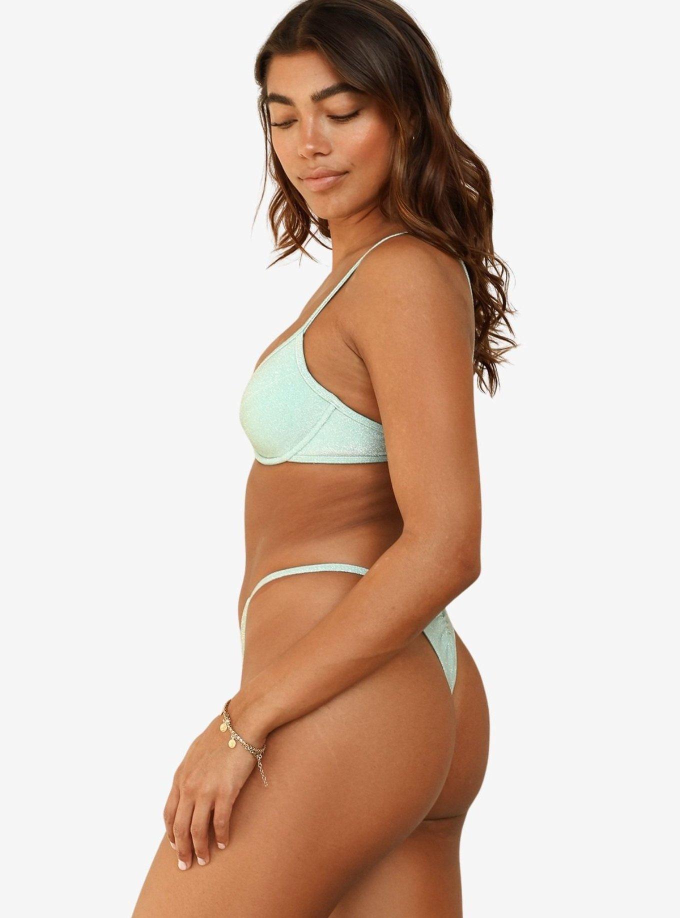 Dippin' Daisy's Aqua West Coast Underwire Bikini Top, , hi-res