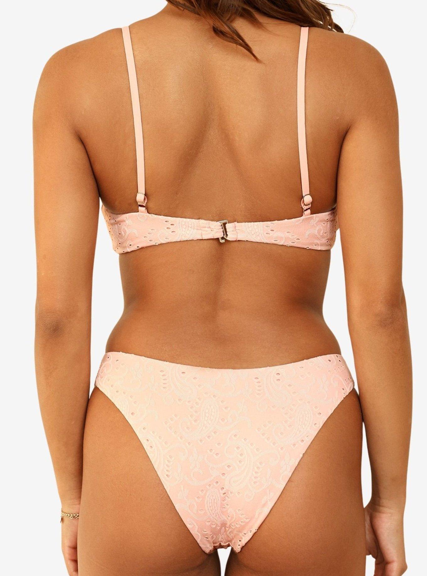 Dippin' Daisy's Blossom Nocturnal Cheeky Bikini Bottom, PINK, alternate