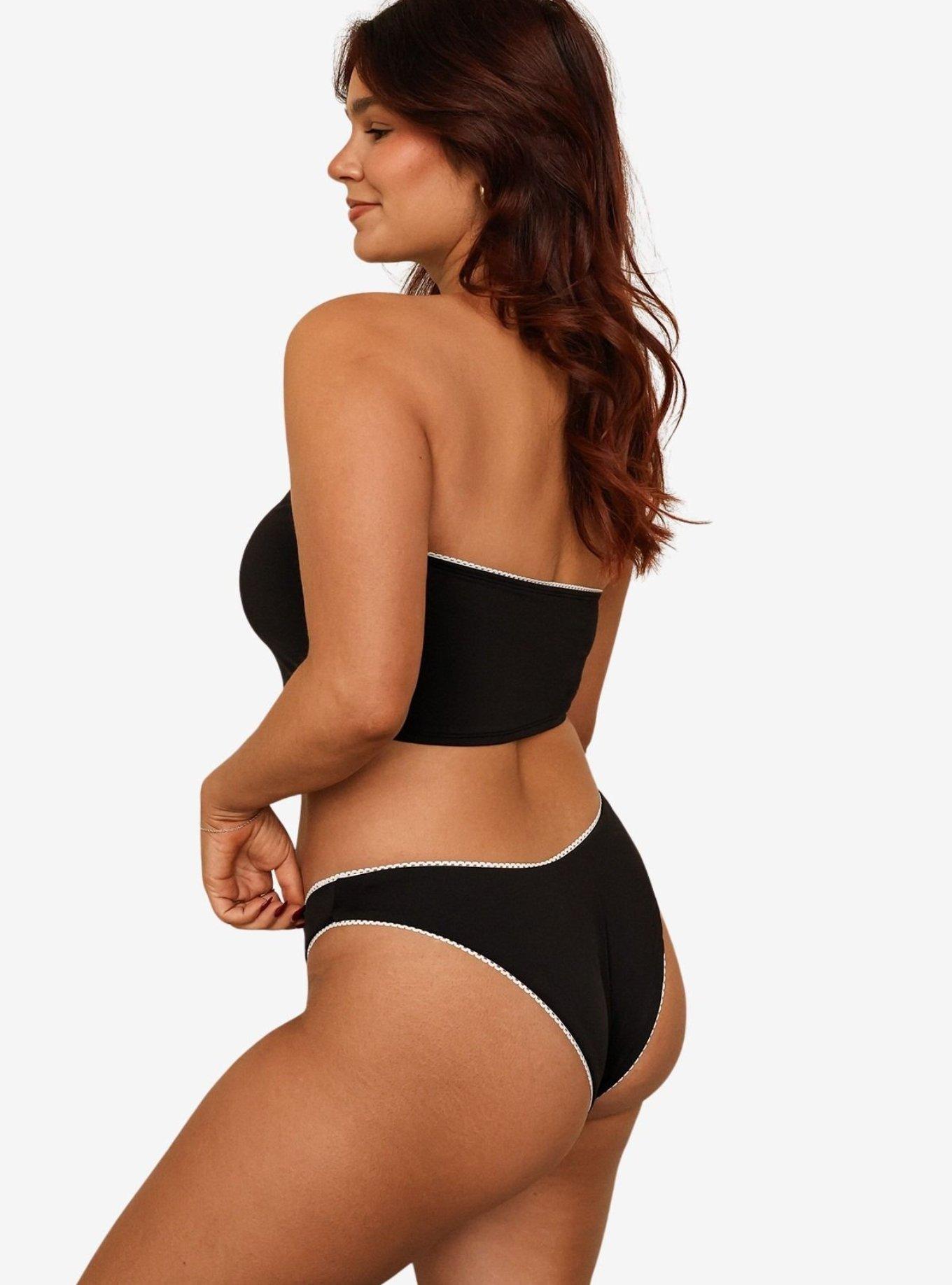 Dippin' Daisy's Black Monet Super Cheeky Bottom, , hi-res