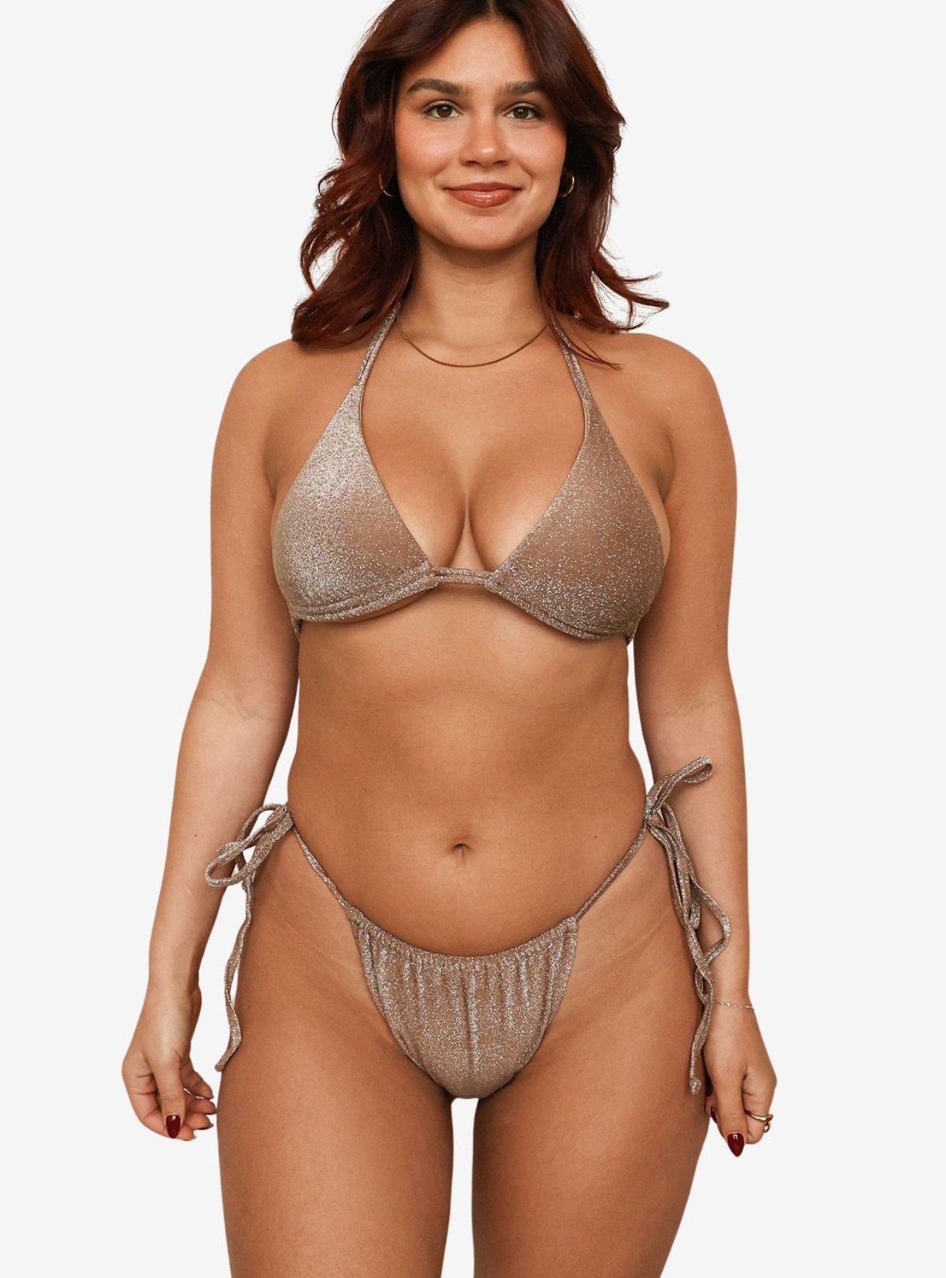 Dippin' Daisy's Cacao Paris Cheeky Bikini Bottom, BROWN, alternate