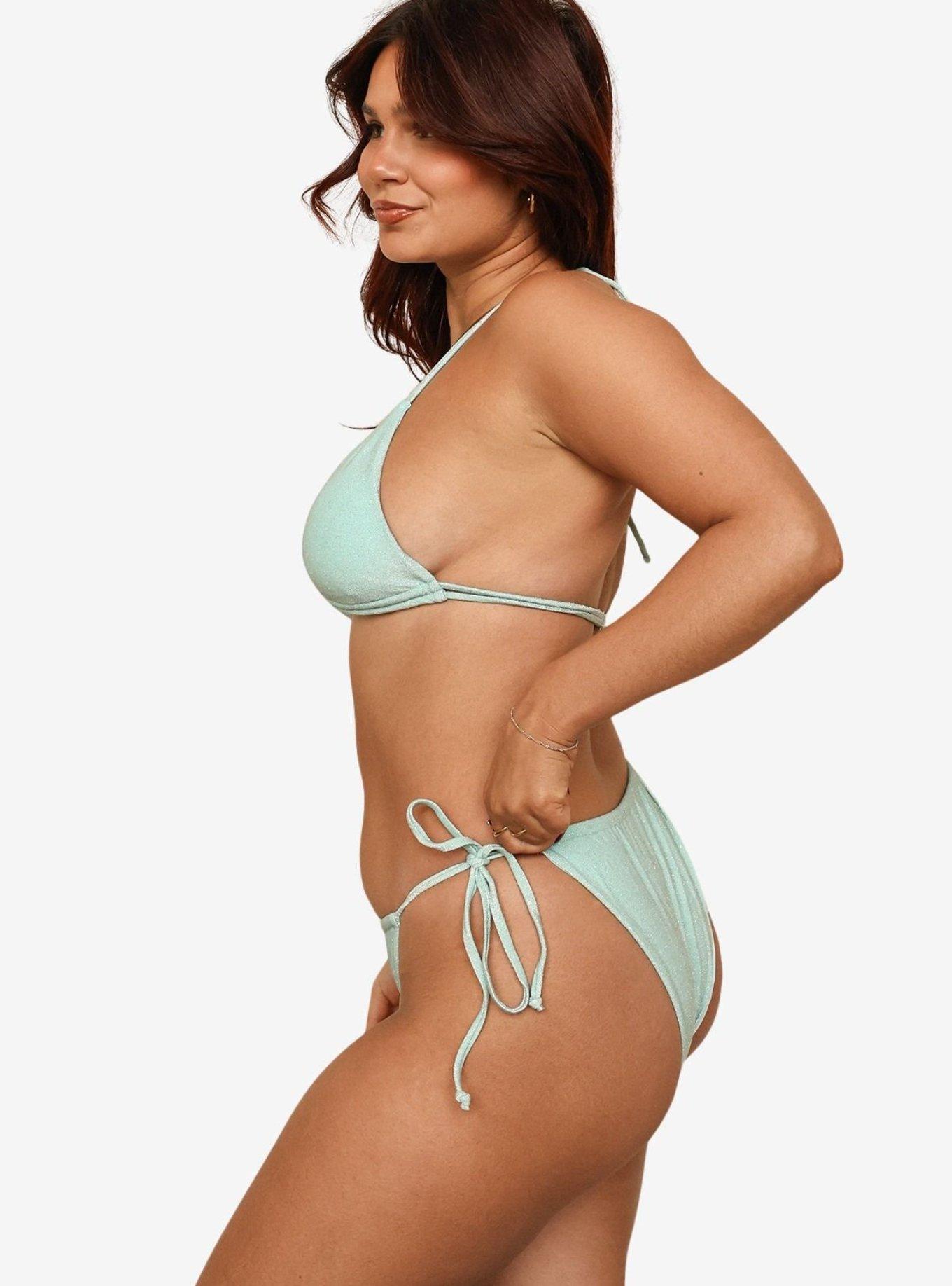 Dippin' Daisy's Aqua Paris Cheeky Bikini Bottom, BLUE, alternate