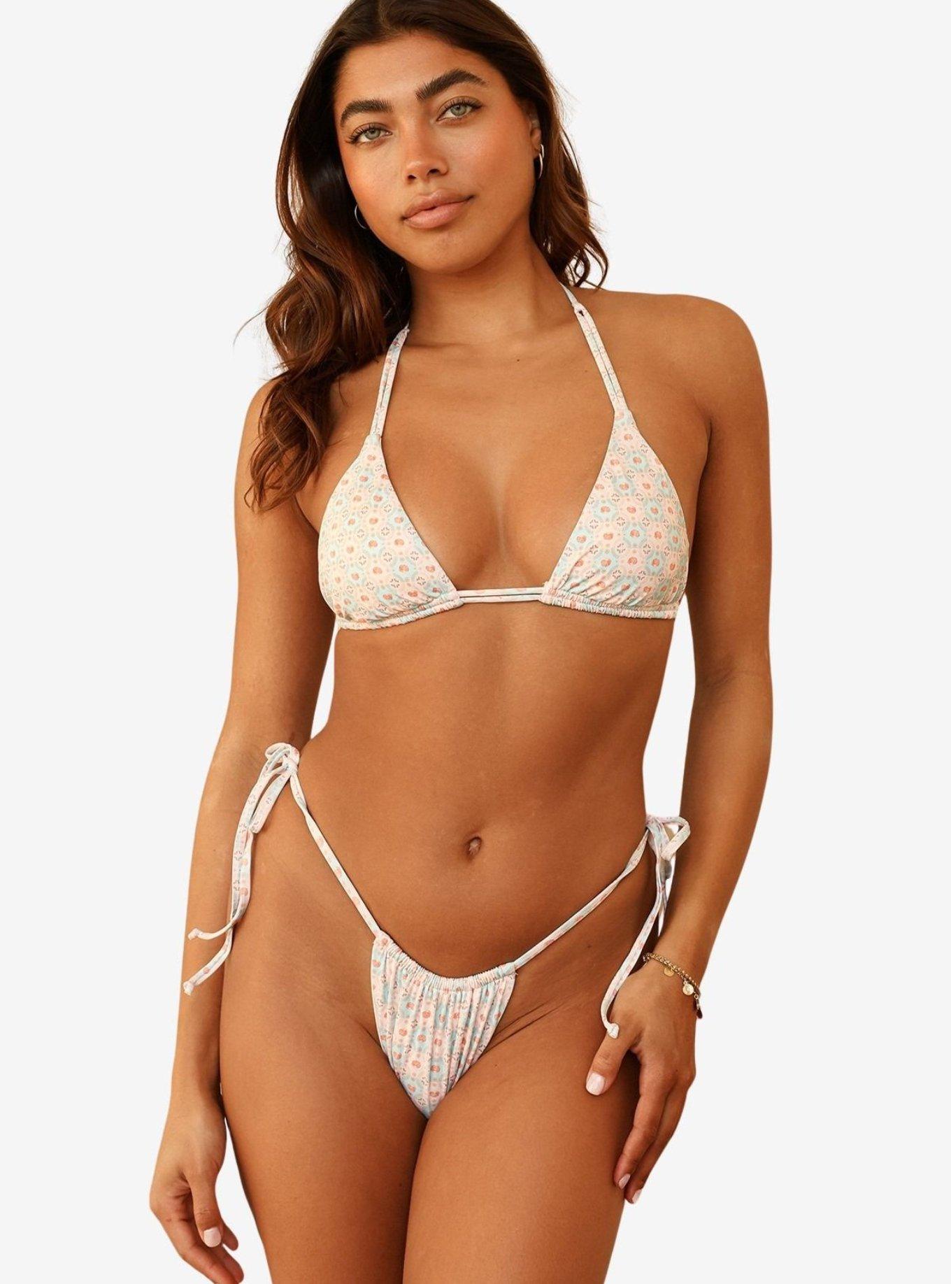 Dippin' Daisy's Siren Paris Cheeky Bikini Bottom, BLUE, alternate