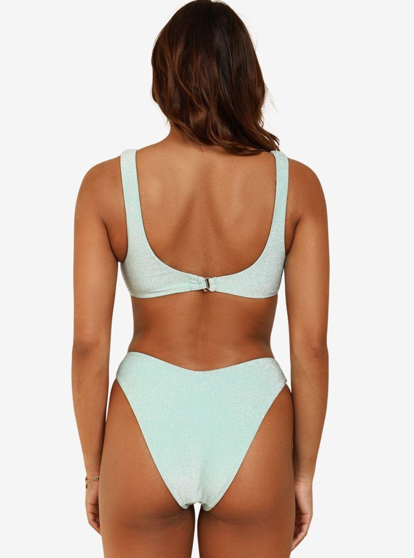 Dippin' Daisy's Aqua Sunny Bralette Top, BLUE, alternate