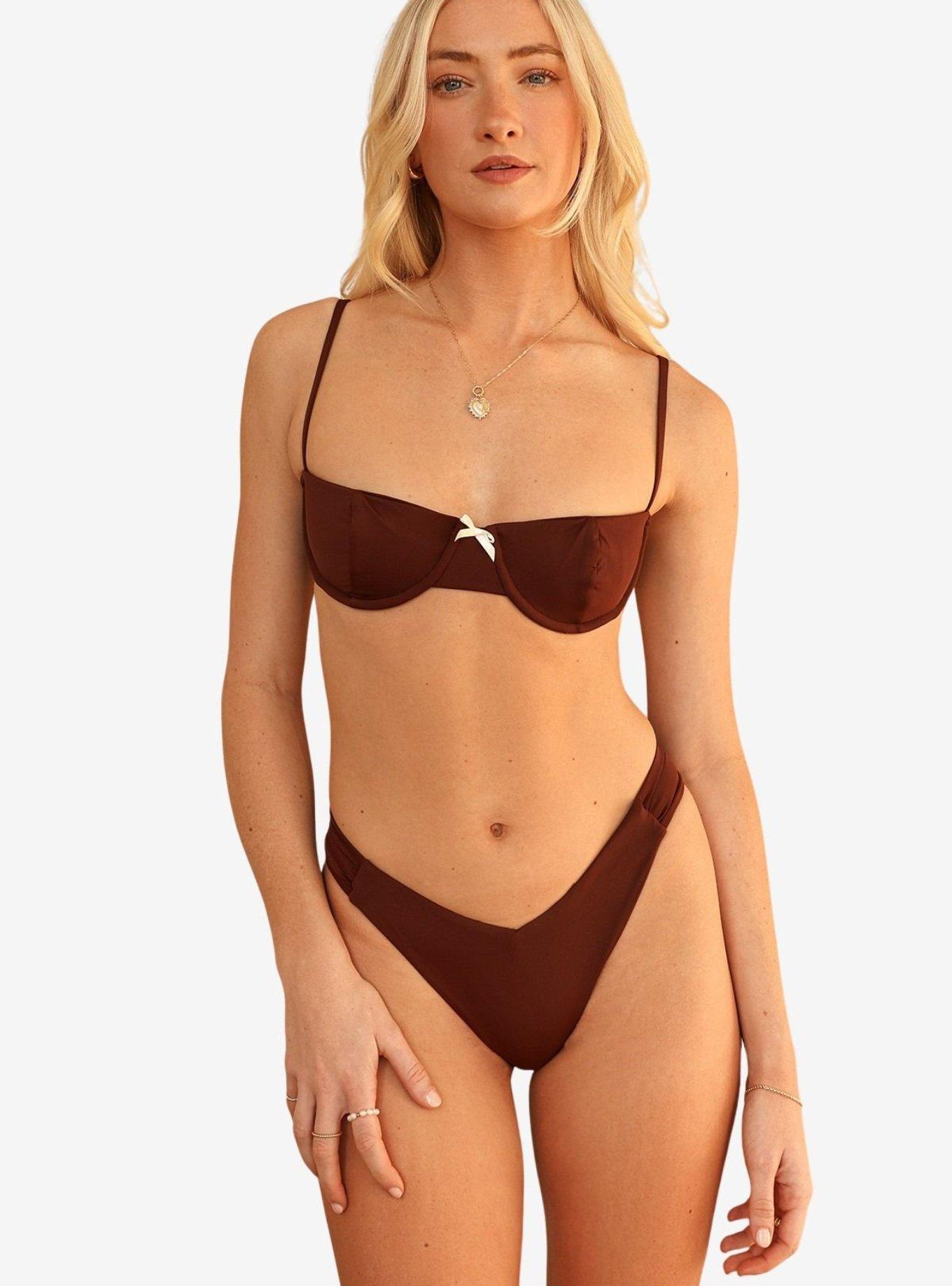 Dippin' Daisy's Mocha Feyre Top, BROWN, alternate