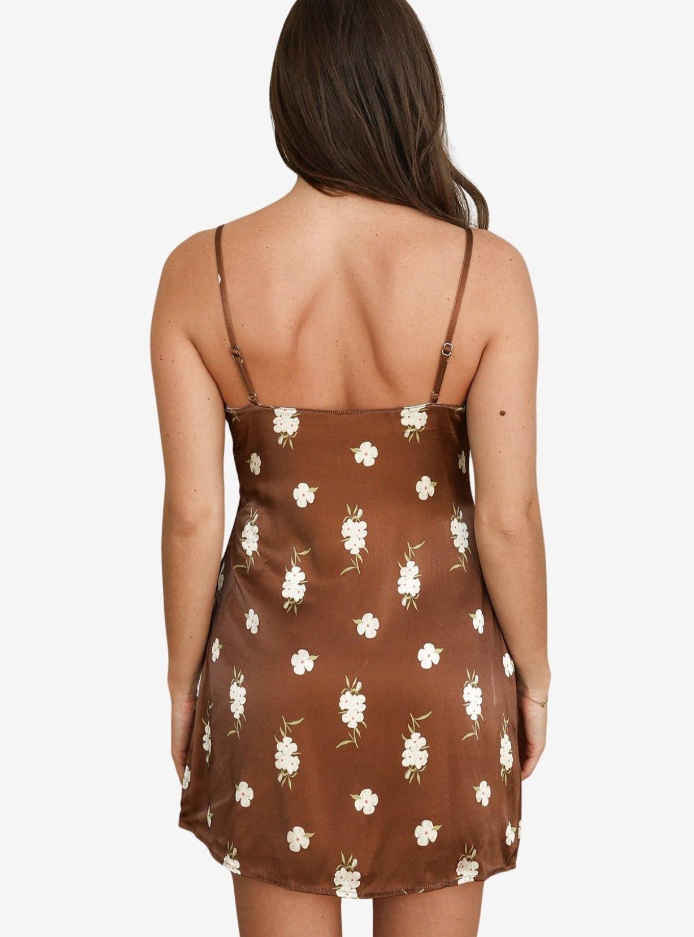Dippin' Daisy's Enchanted Botanical Dress, BROWN, alternate