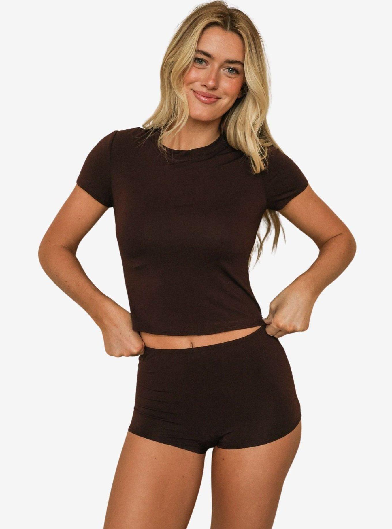 Dippin' Daisy's Cacao Kylie Lounge Set, BROWN, alternate - view 4
