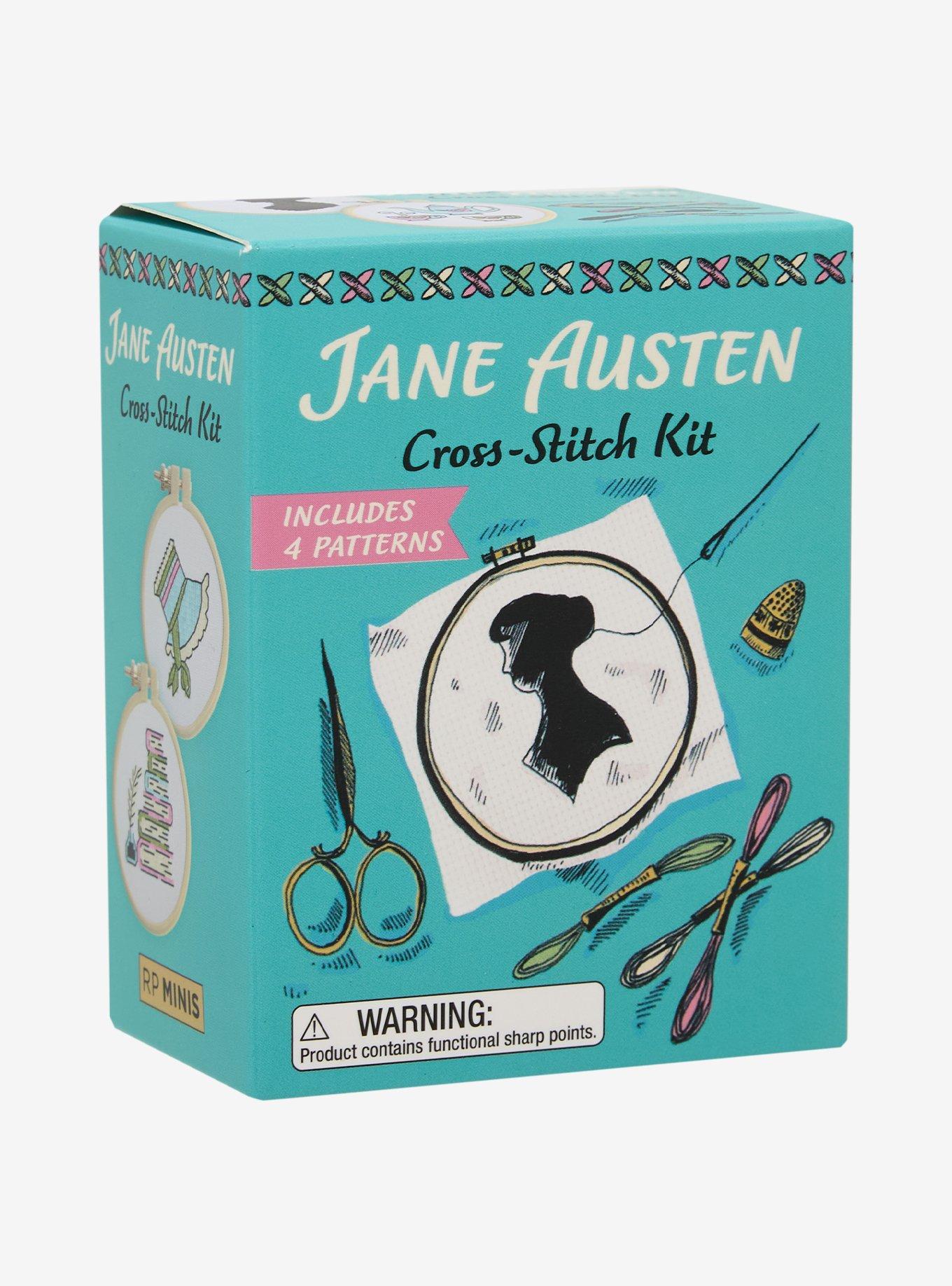 Jane Austen Cross-Stitch Kit, , hi-res