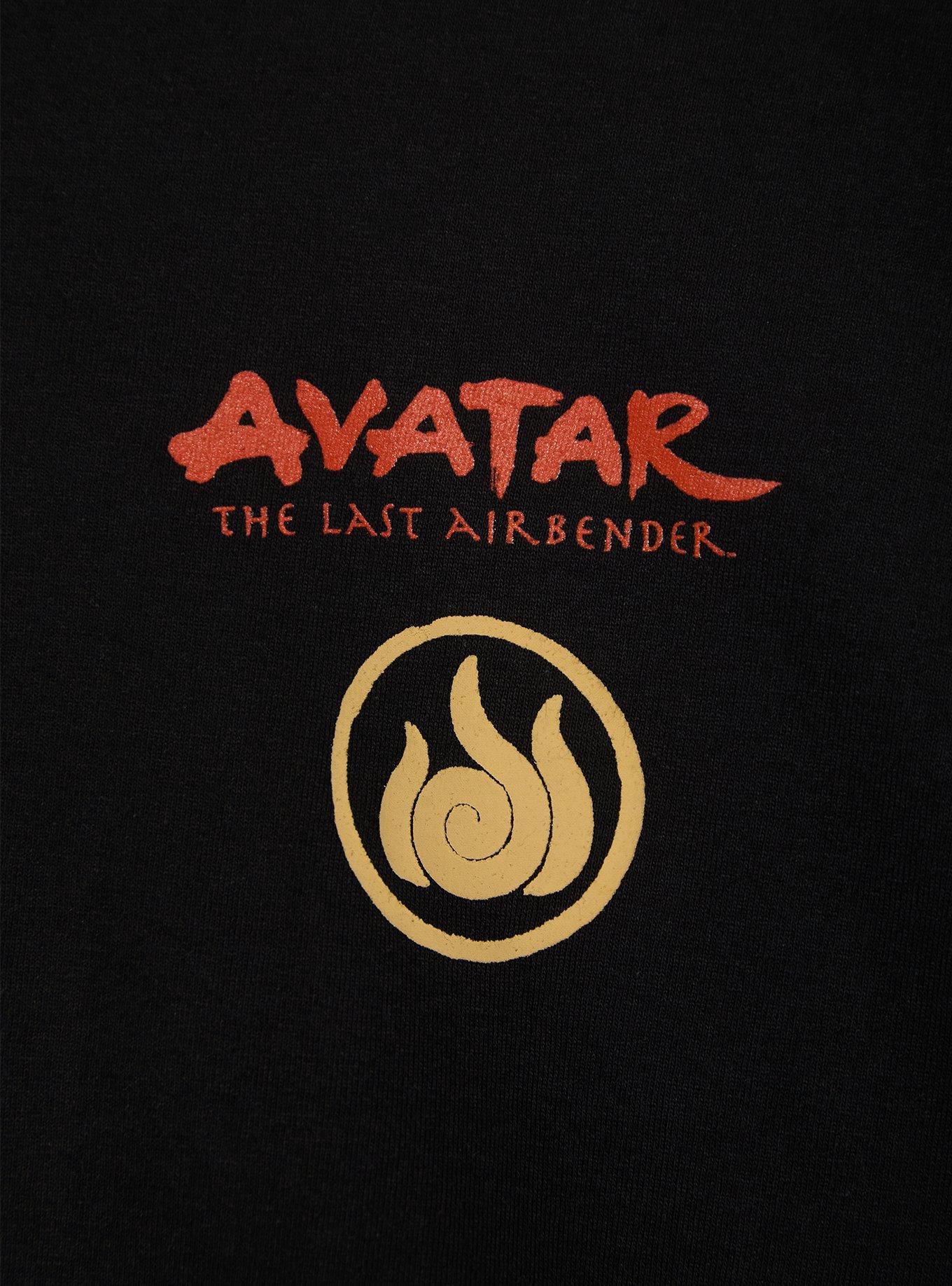 Avatar: The Last Airbender Tonal Zuko Portrait T-Shirt - BoxLunch Exclusive, BLACK, alternate