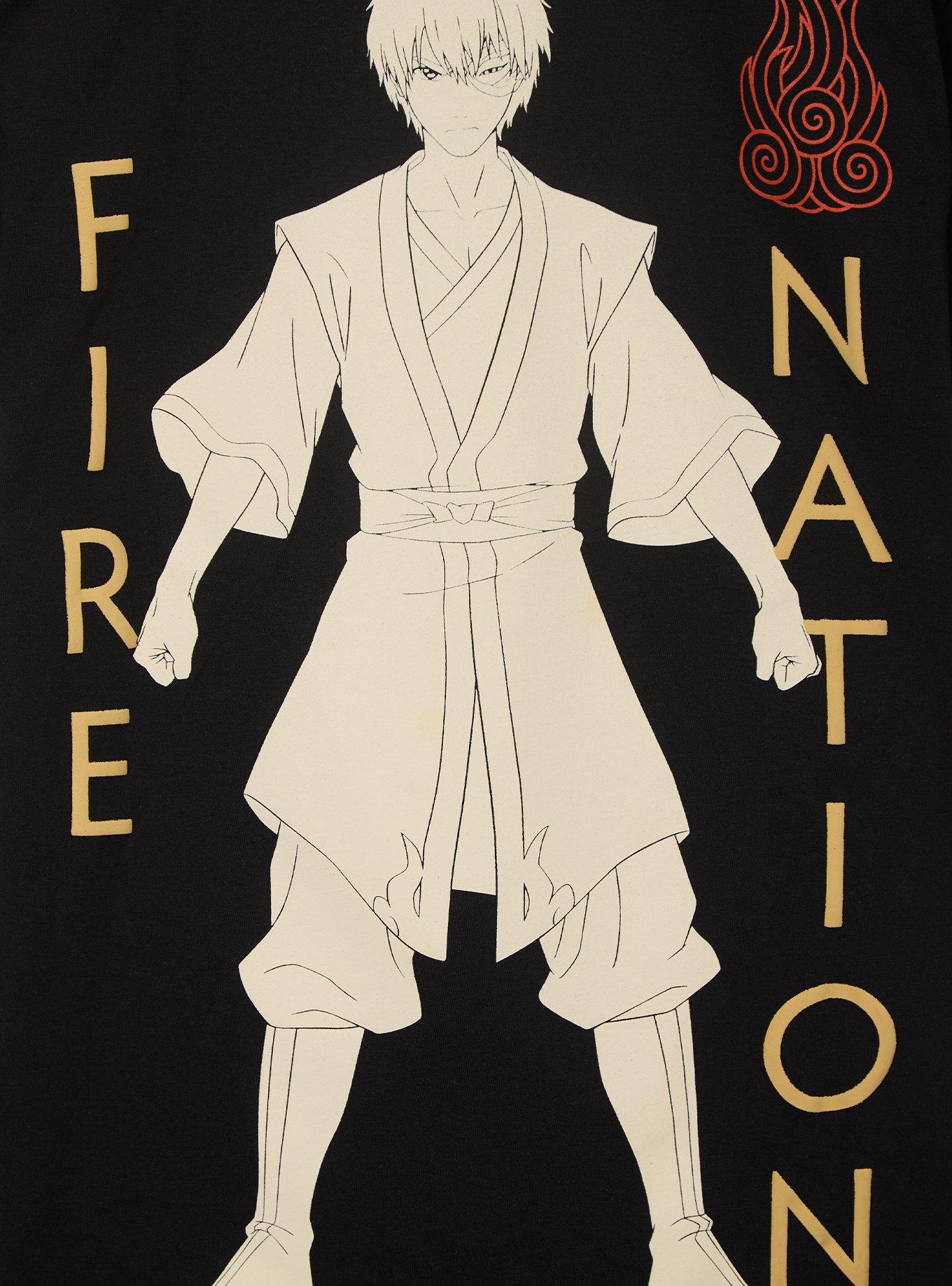 Avatar: The Last Airbender Tonal Zuko Portrait T-Shirt - BoxLunch Exclusive
