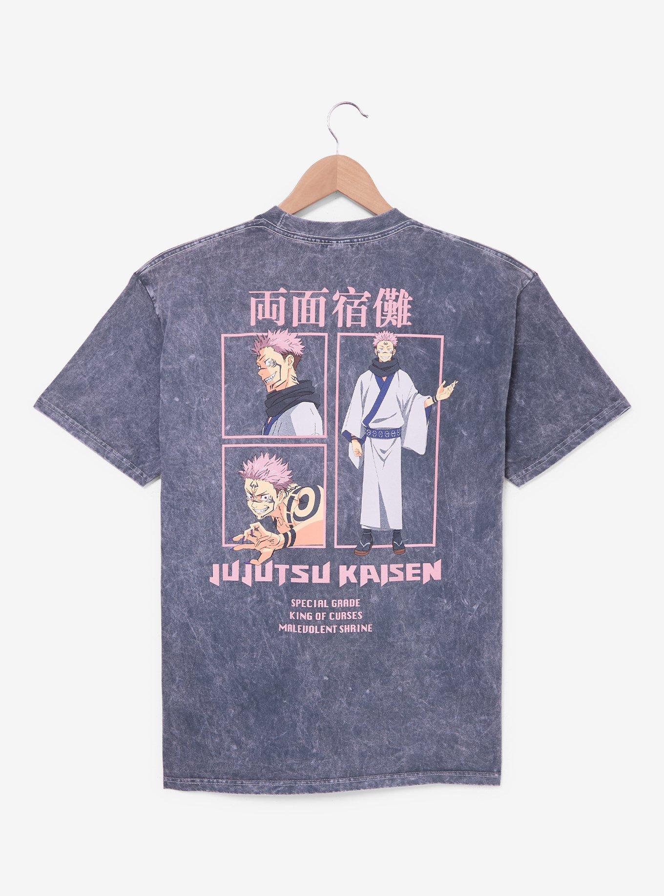 Jujutsu Kaisen Ryomen Sukuna Mineral Wash T-Shirt - BoxLunch Exclusive