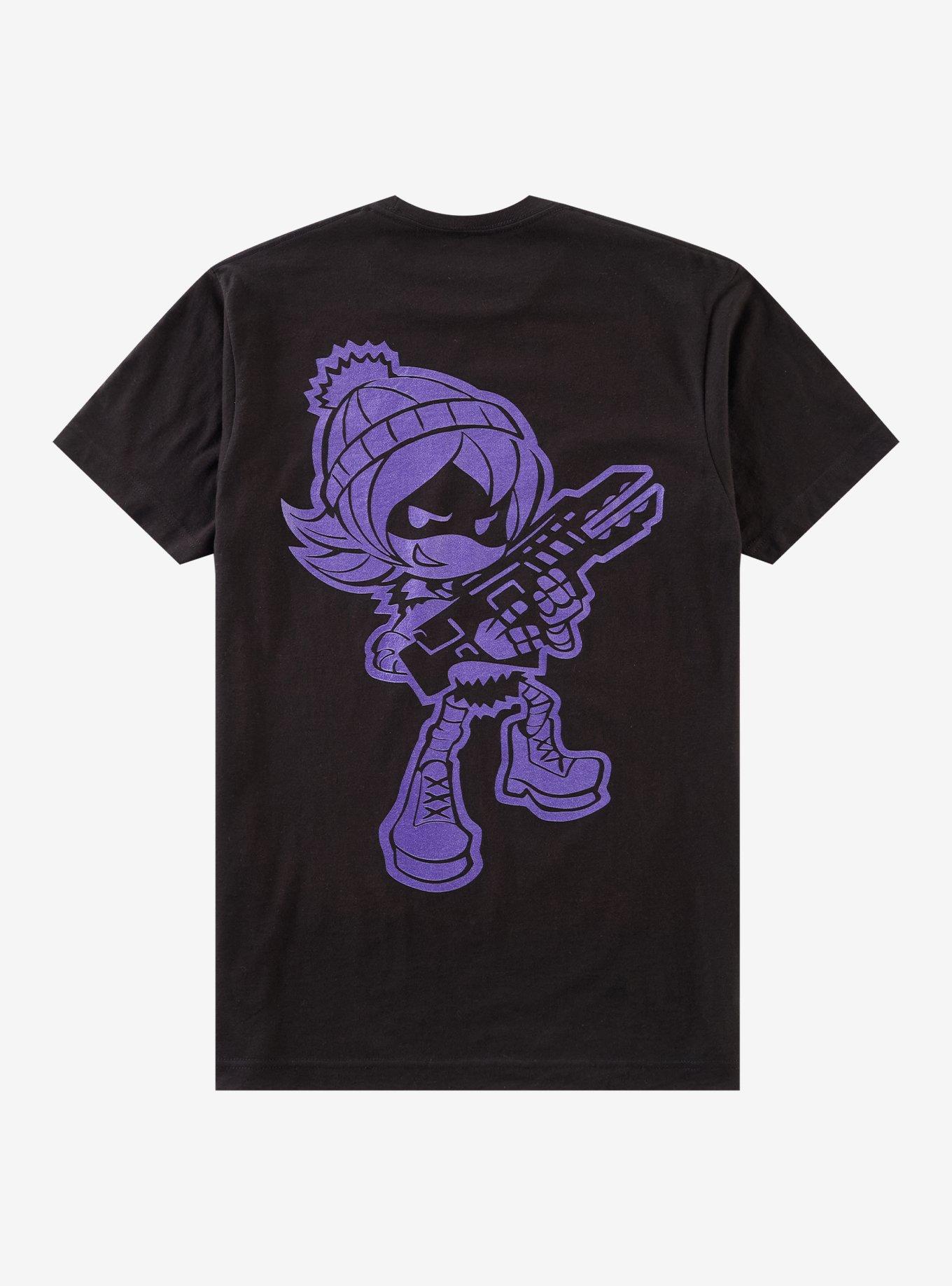Murder Drones Uzi Purple Portrait T-Shirt, , hi-res