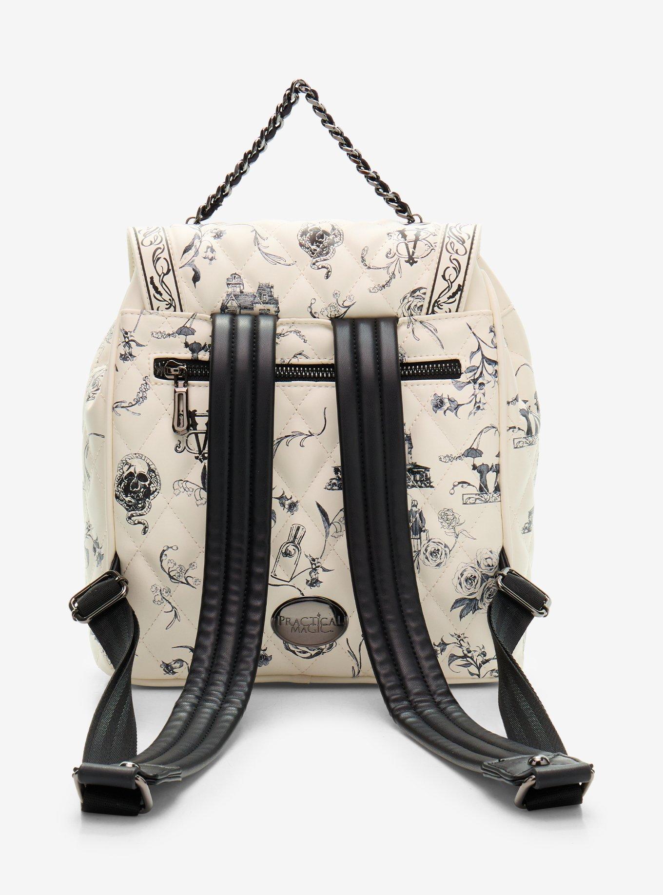 Practical Magic Icons Quilted Mini Backpack, , alternate - view 4