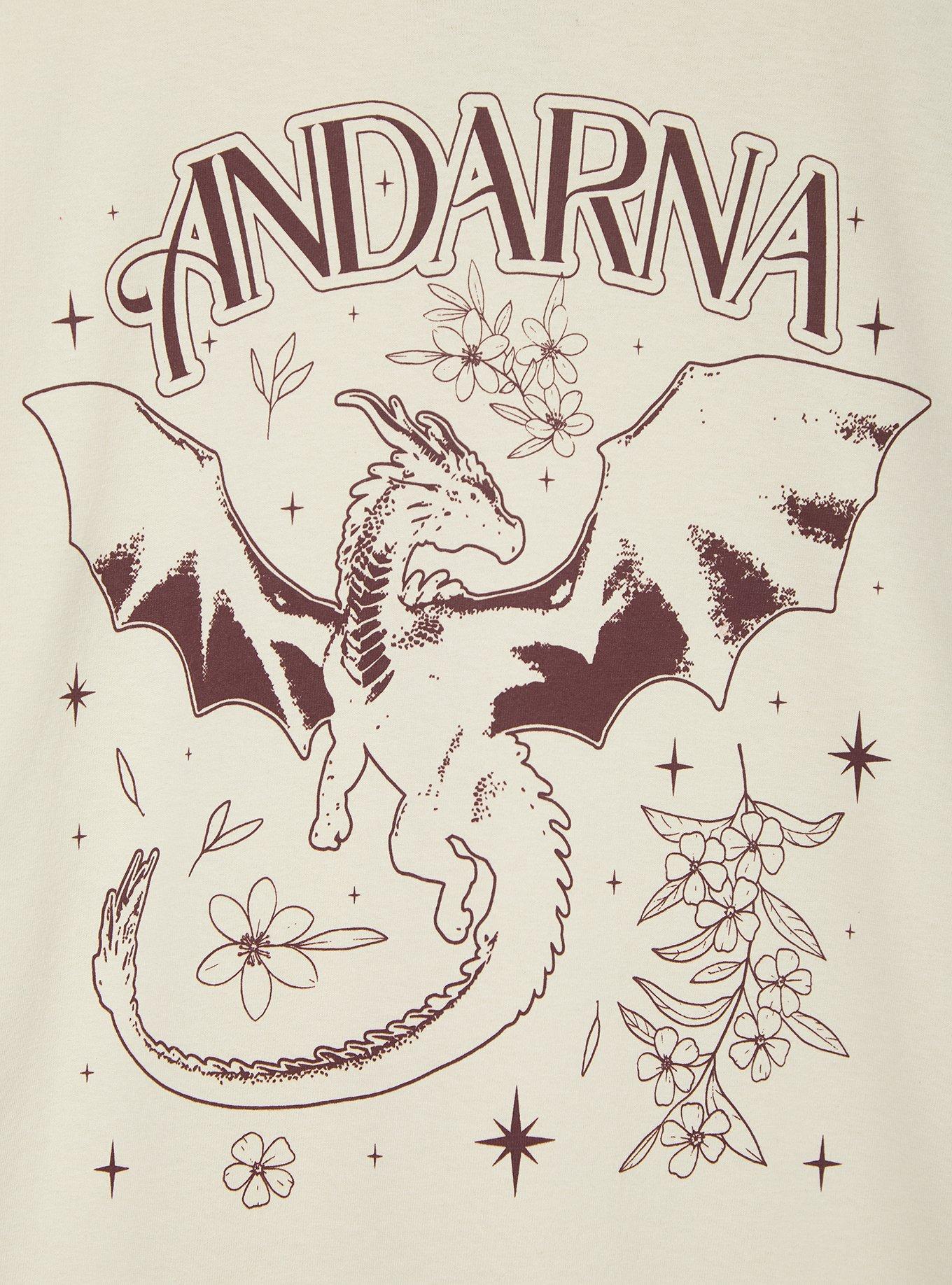 Fourth Wing Andarna Tonal Women's T-Shirt - BoxLunch Exclusive, , hi-res