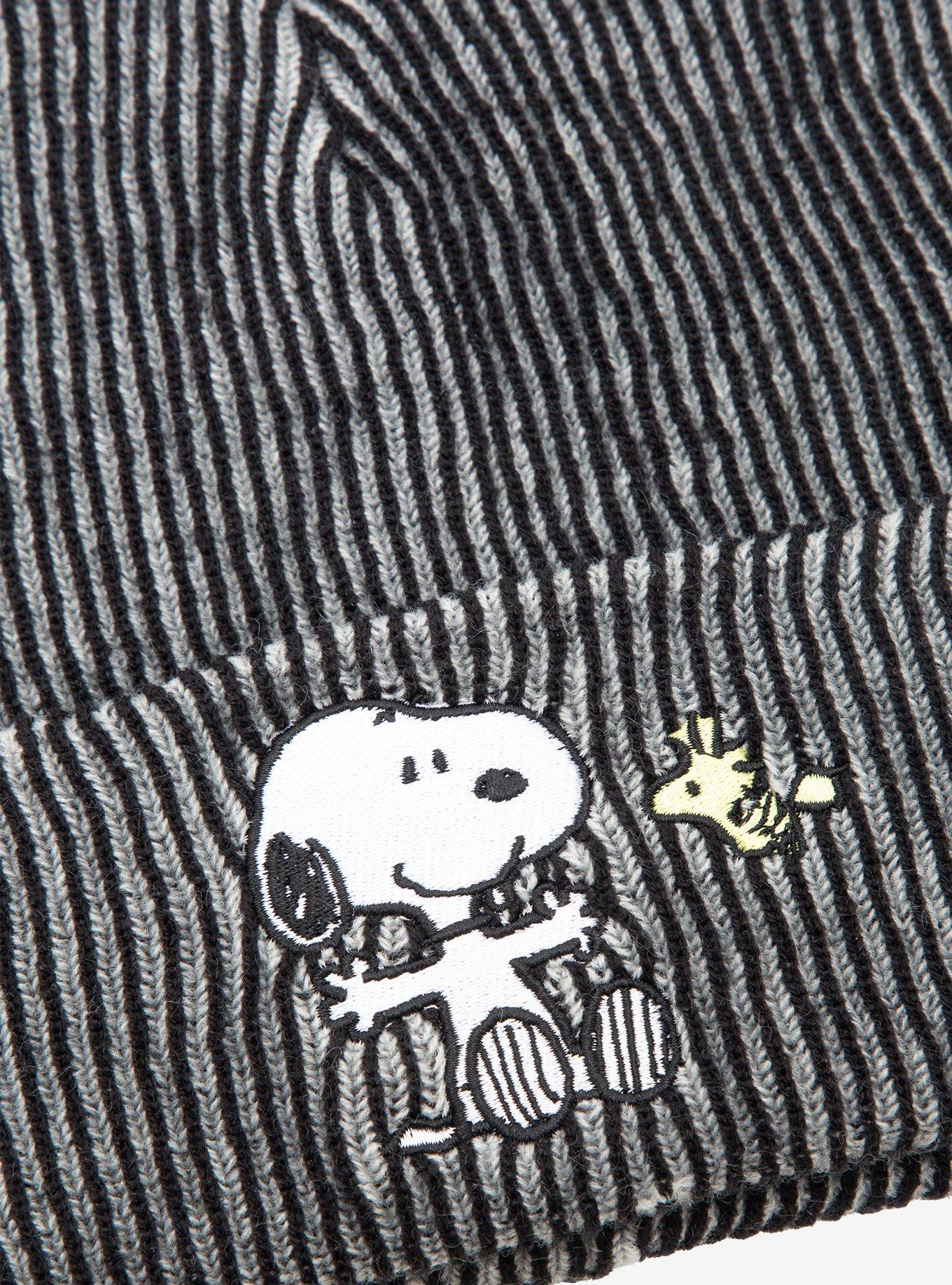 Peanuts Snoopy & Woodstock Ribbed Beanie - BoxLunch Exclusive