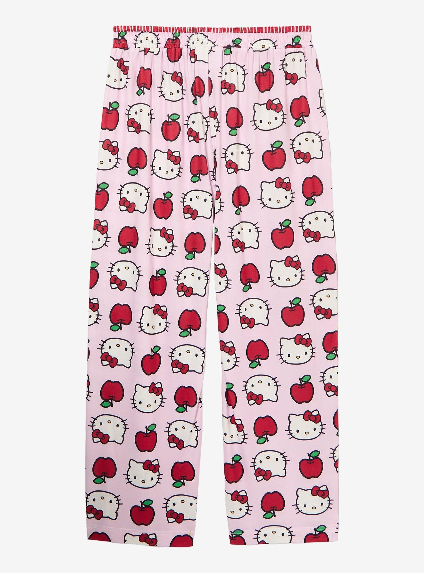 Sanrio Hello Kitty Apples Allover Print Women's Sleep Pants - BoxLunch Exclusive, , hi-res