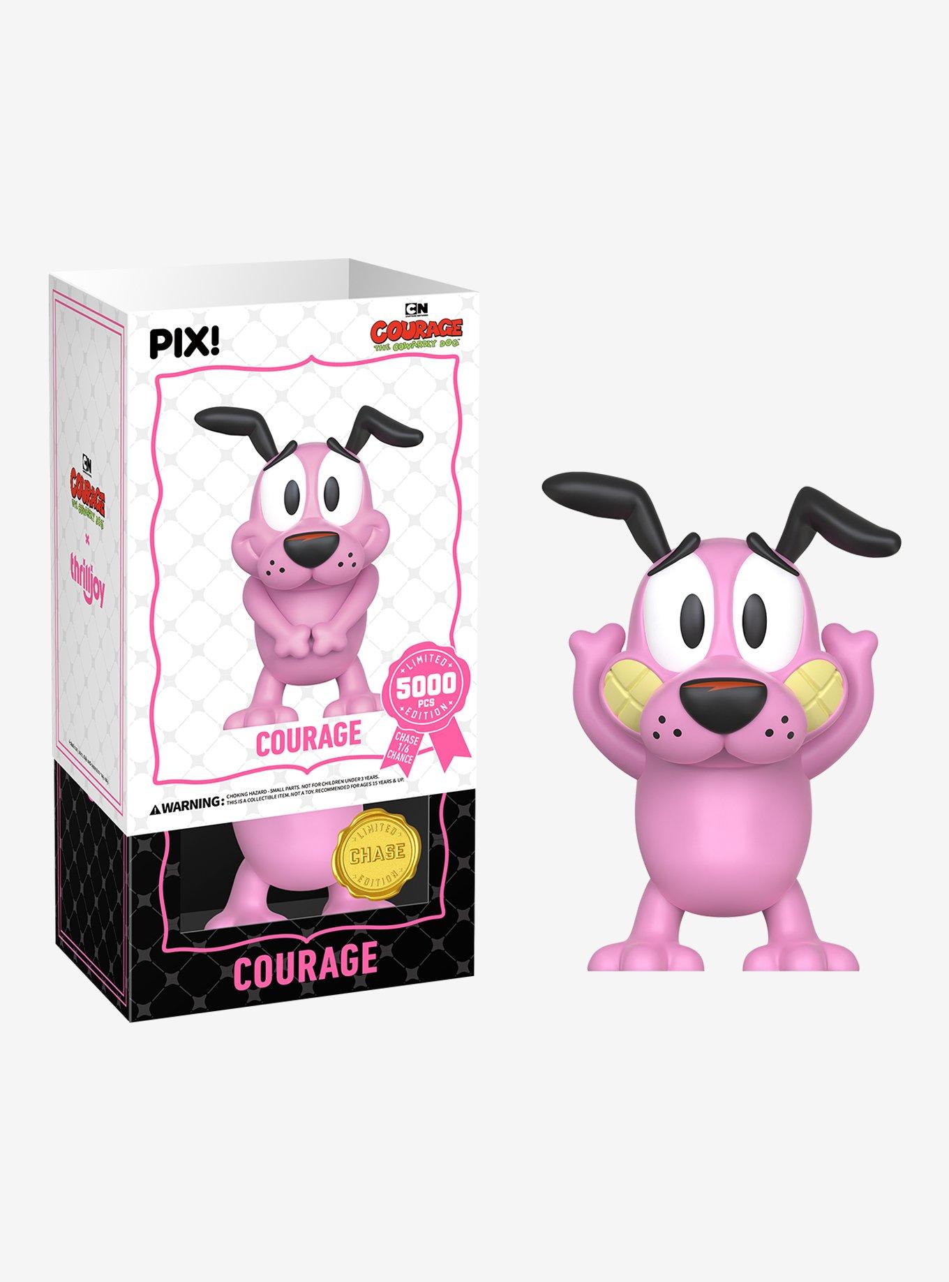 Thrilljoy Courage The Cowardly Dog Pix! Courage Collectible Figure, , hi-res