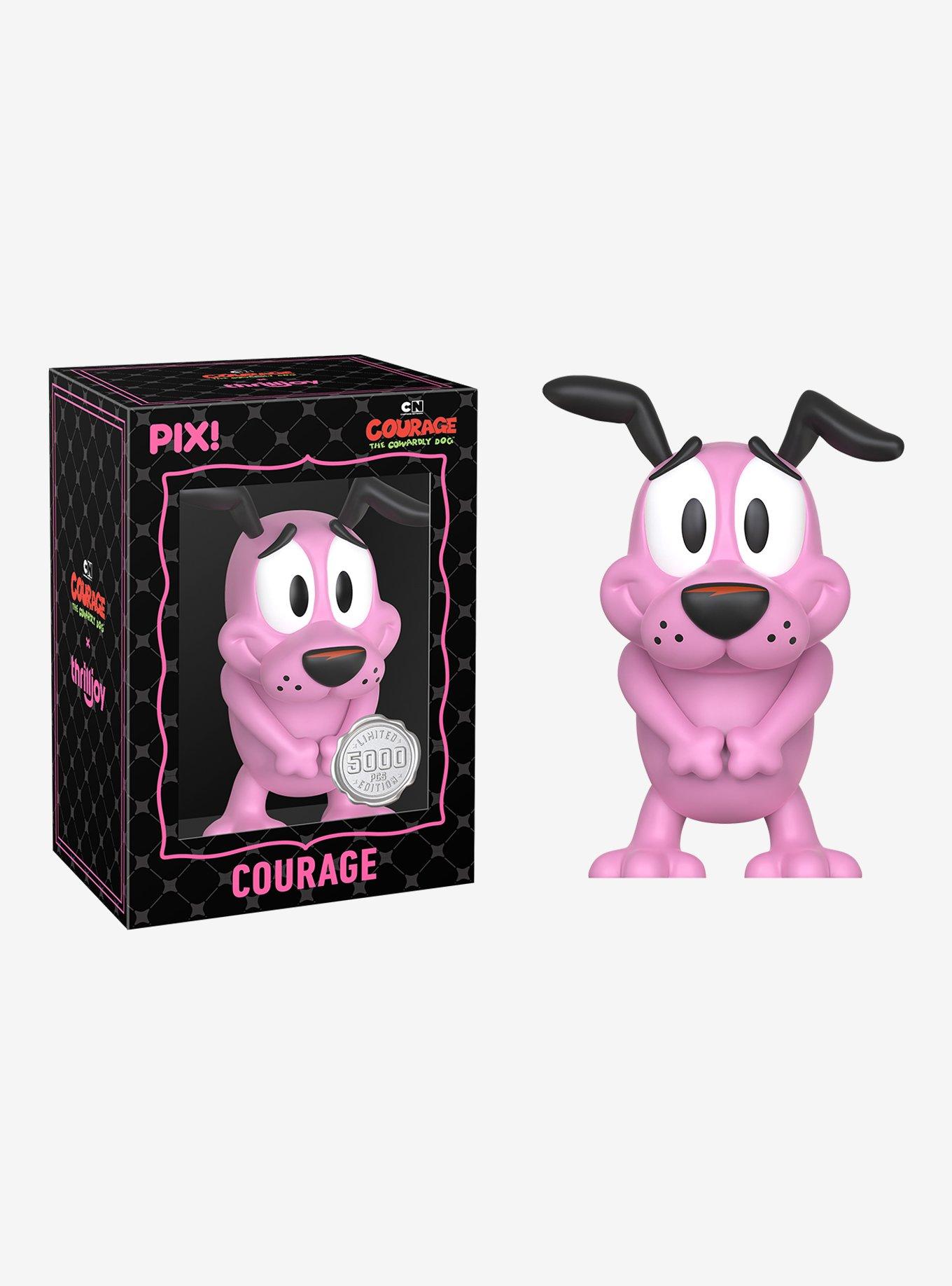 Thrilljoy Courage The Cowardly Dog Pix! Courage Collectible Figure, , alternate - view 3
