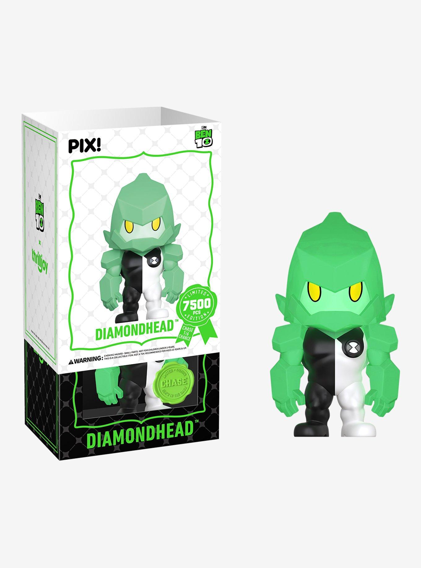 Thrilljoy Ben 10 Pix! Diamondhead Collectible Figure, , hi-res