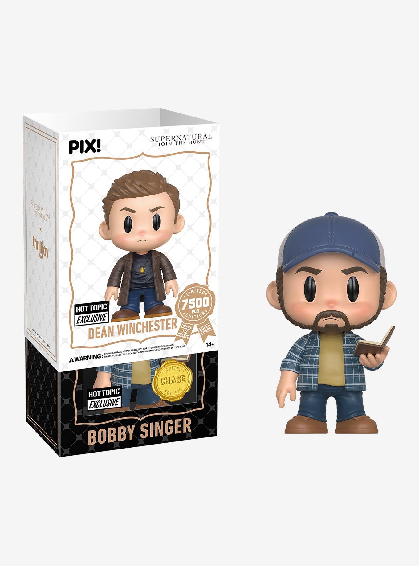 Thrilljoy Supernatural Pix! Dean Winchester Collectible Figure Hot Topic Exclusive, , hi-res
