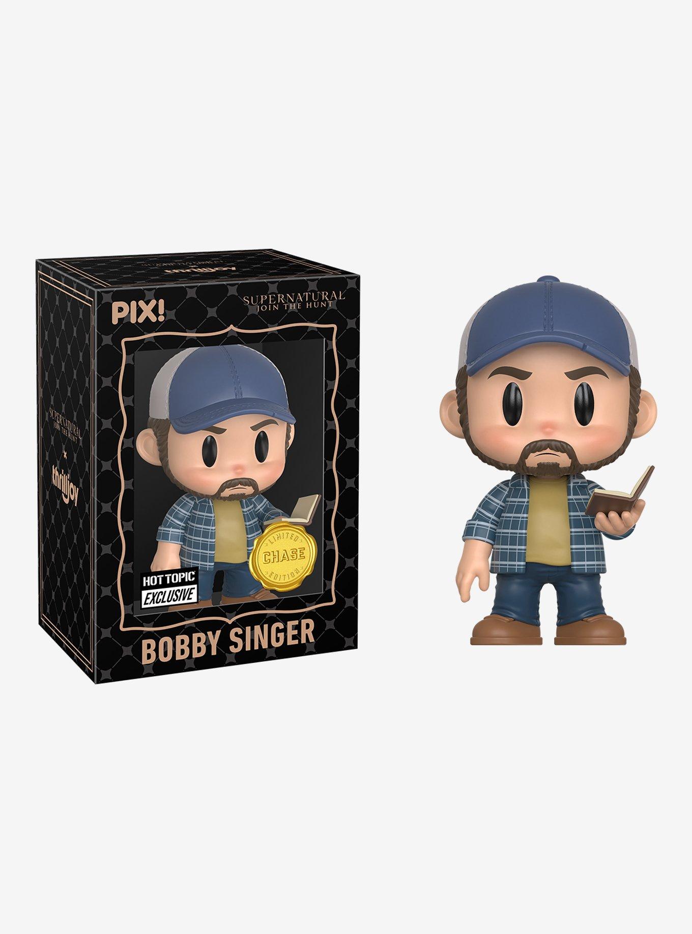 Thrilljoy Supernatural Pix! Dean Winchester Collectible Figure Hot Topic Exclusive, , alternate - view 4