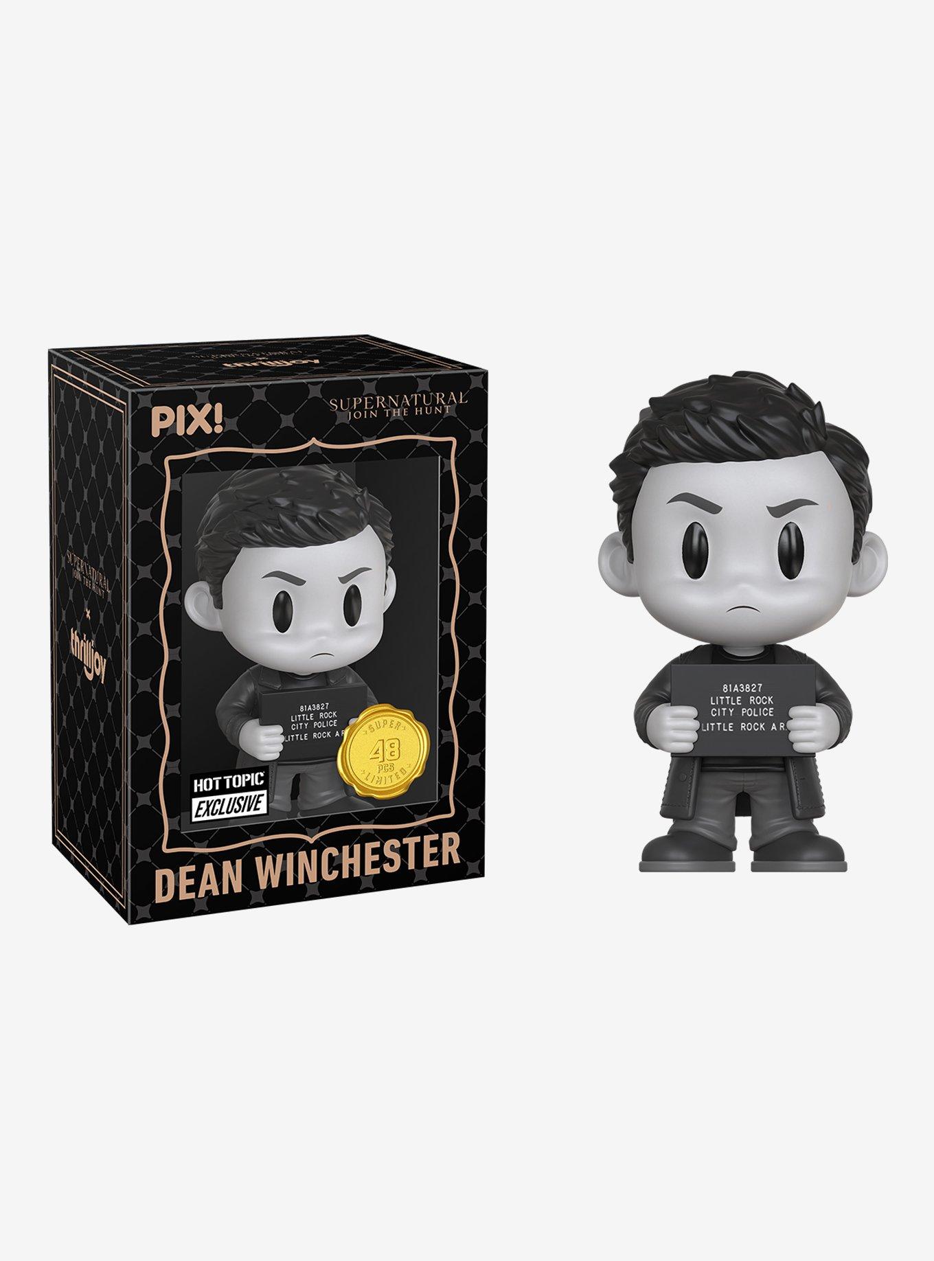Thrilljoy Supernatural Pix! Dean Winchester Collectible Figure Hot Topic Exclusive, , alternate - view 6
